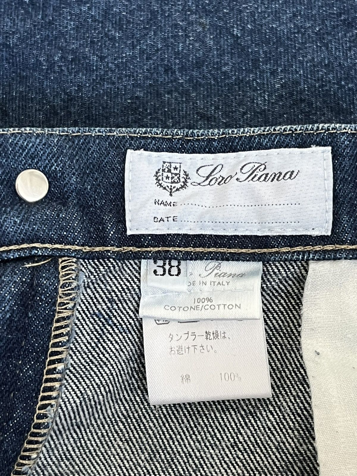 Loro Piana Vintage Loro Piana Blue Denim Jeans Size US 36 / EU 52 - 7 Thumbnail