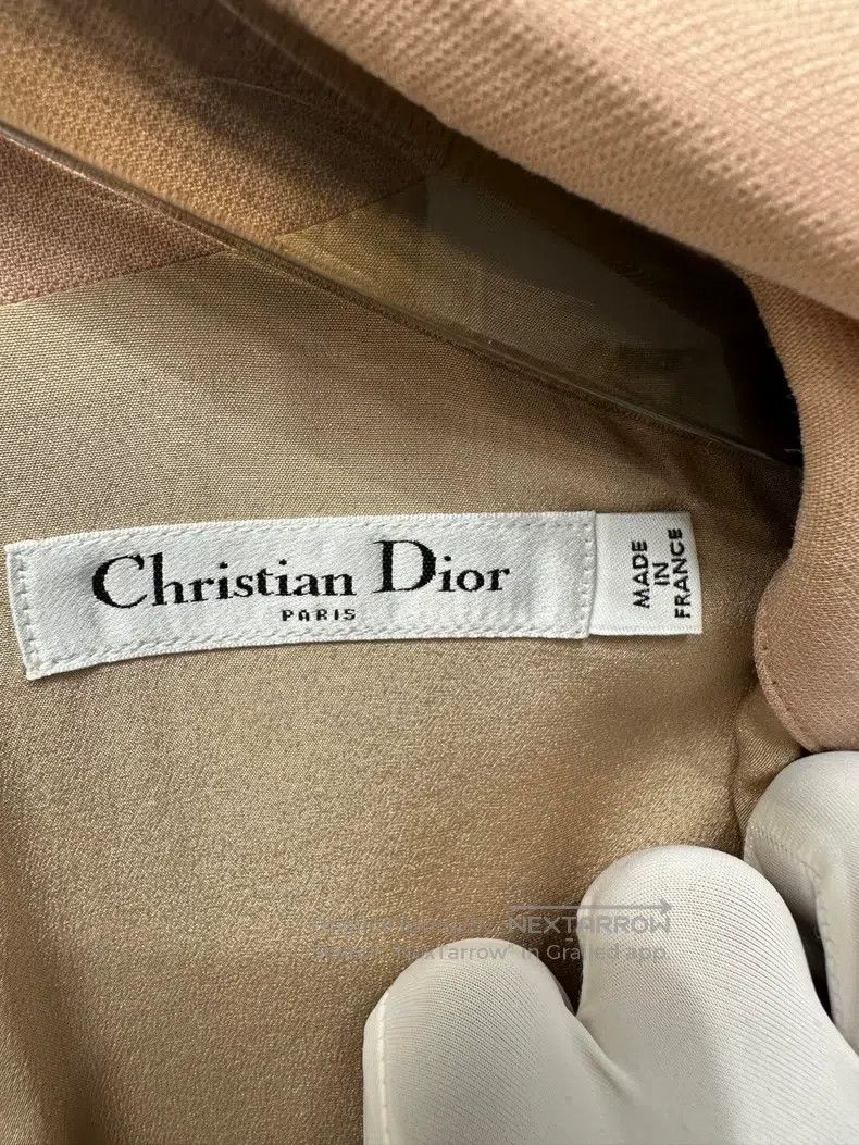 Dior Dior Nude pink silk dress Size XXS / US 00 / IT 34 - 3 Thumbnail