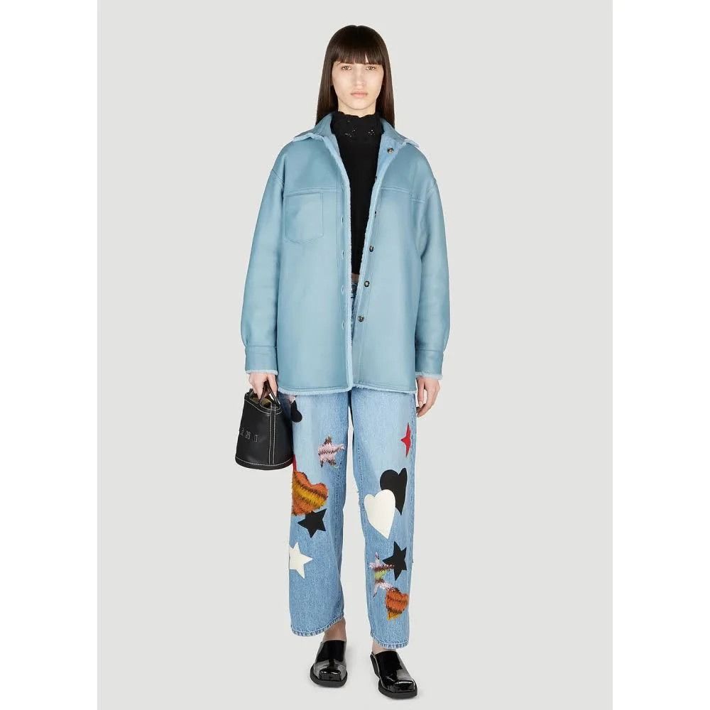 Marithe + Francois Girbaud o1srvl11e0624 Denim Trousers in Blue Size 26" / US 2 / IT 38 - 3 Thumbnail