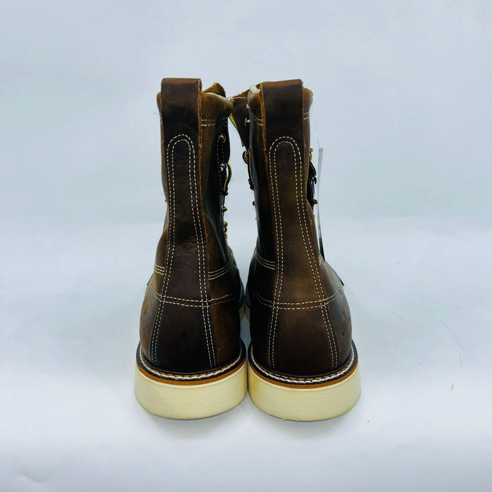 Merrell THOROGOOD MENS 8" MOC TOE SAFETY WORK BOOTS SIZE 12EE Size US 12 / EU 45 - 3 Thumbnail