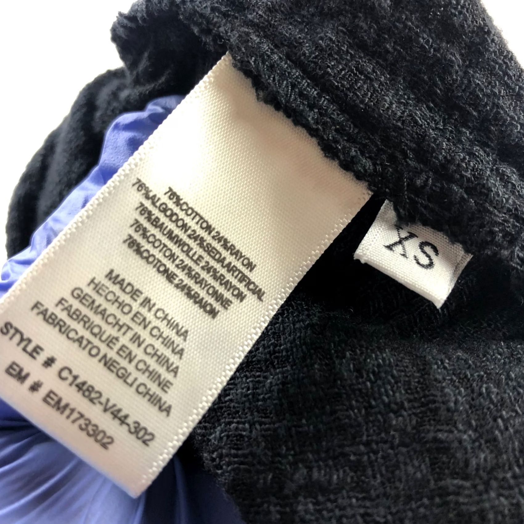 Anthropologie Cloth & Stone Anthropologie XS Short Sleeve Check Shirt Black Crinkle Size XS / US 0-2 / IT 36-38 - 5 Thumbnail