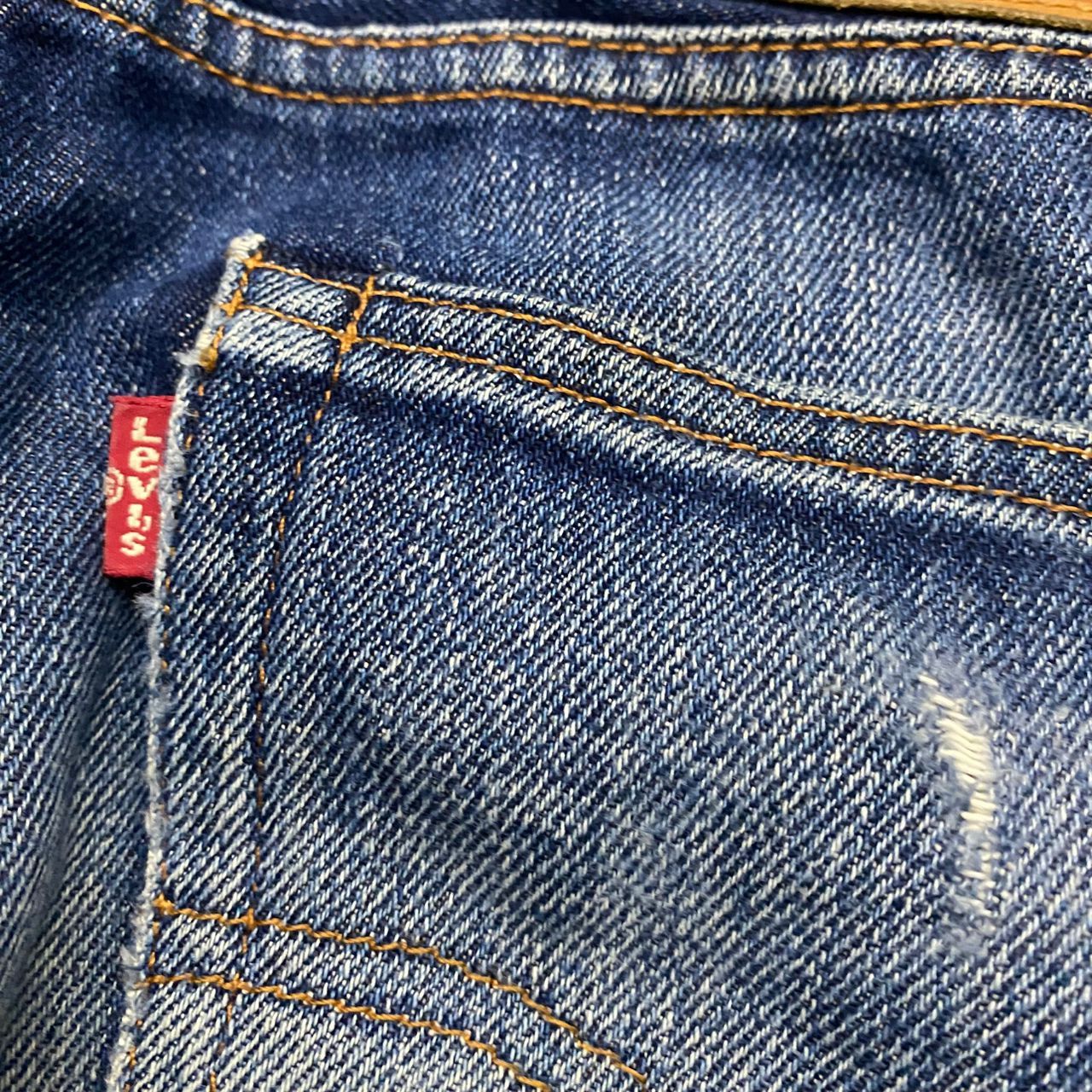 Levi's Vintage Levis 505 Distressed Denim Size US 31 - 14 Thumbnail