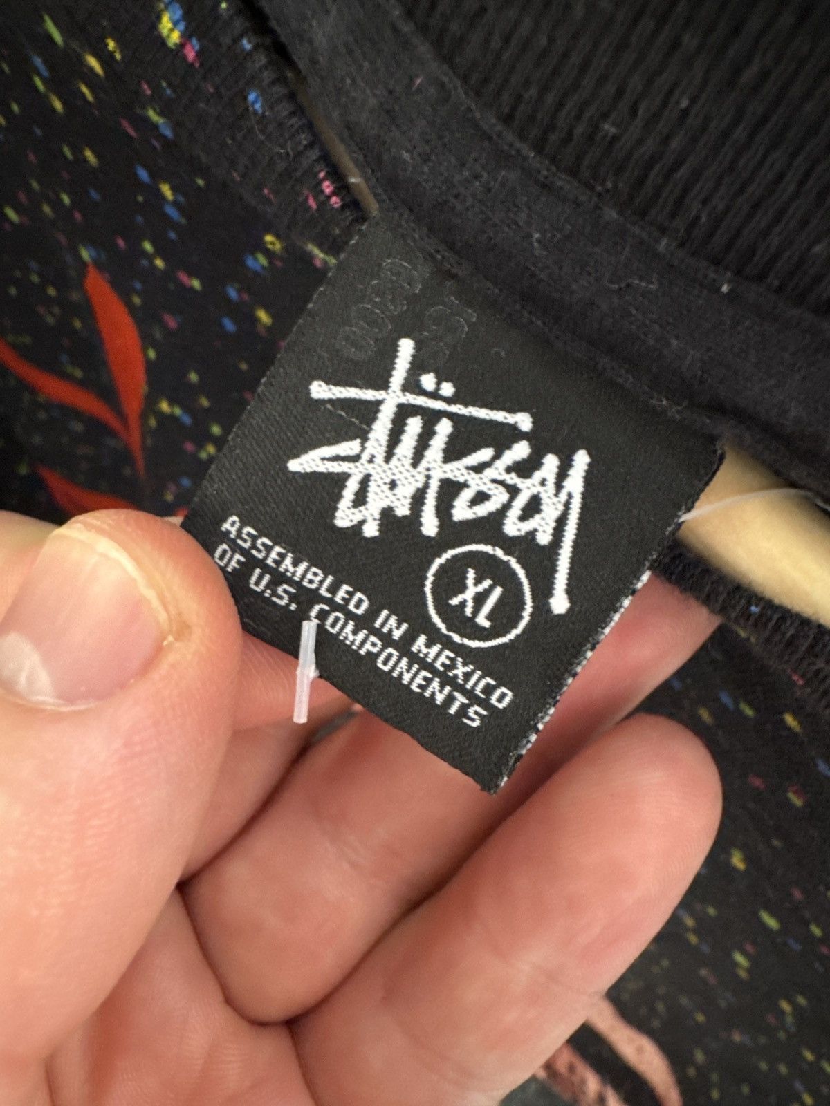 Stussy Stussy x Undefeated Vintage Mad Hectic Black Tee Size US XL / EU 56 / 4 - 4 Thumbnail