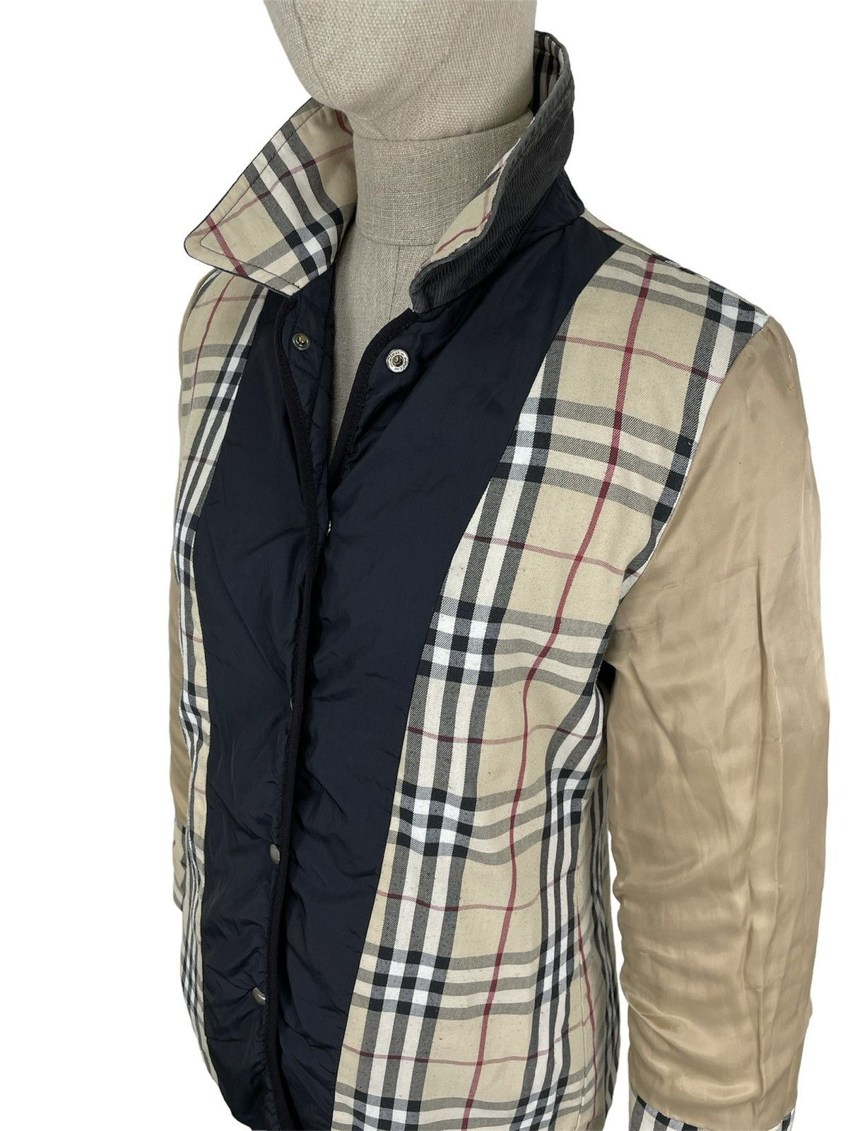 Burberry × Vintage BURBERRYS Nova Paid Quilted Snap-Buttons Coat Trench Jacket Size S / US 4 / IT 40 - 12 Thumbnail