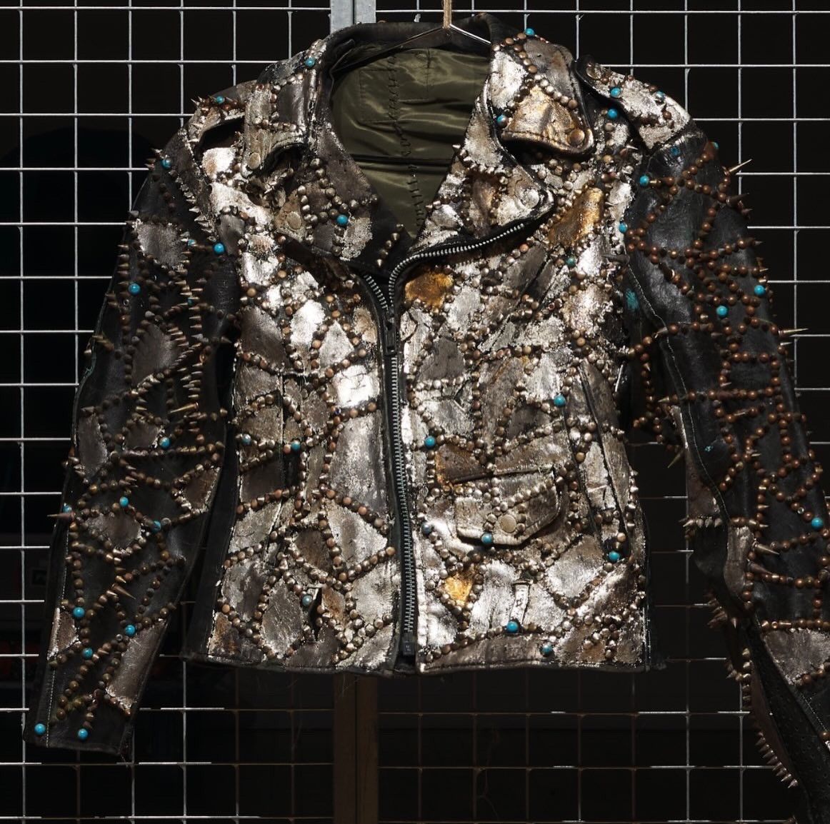 Other Vintage Style Custom Studded Leather Jacket Crust Punk Size US S / EU 44-46 / 1 - 1 Thumbnail