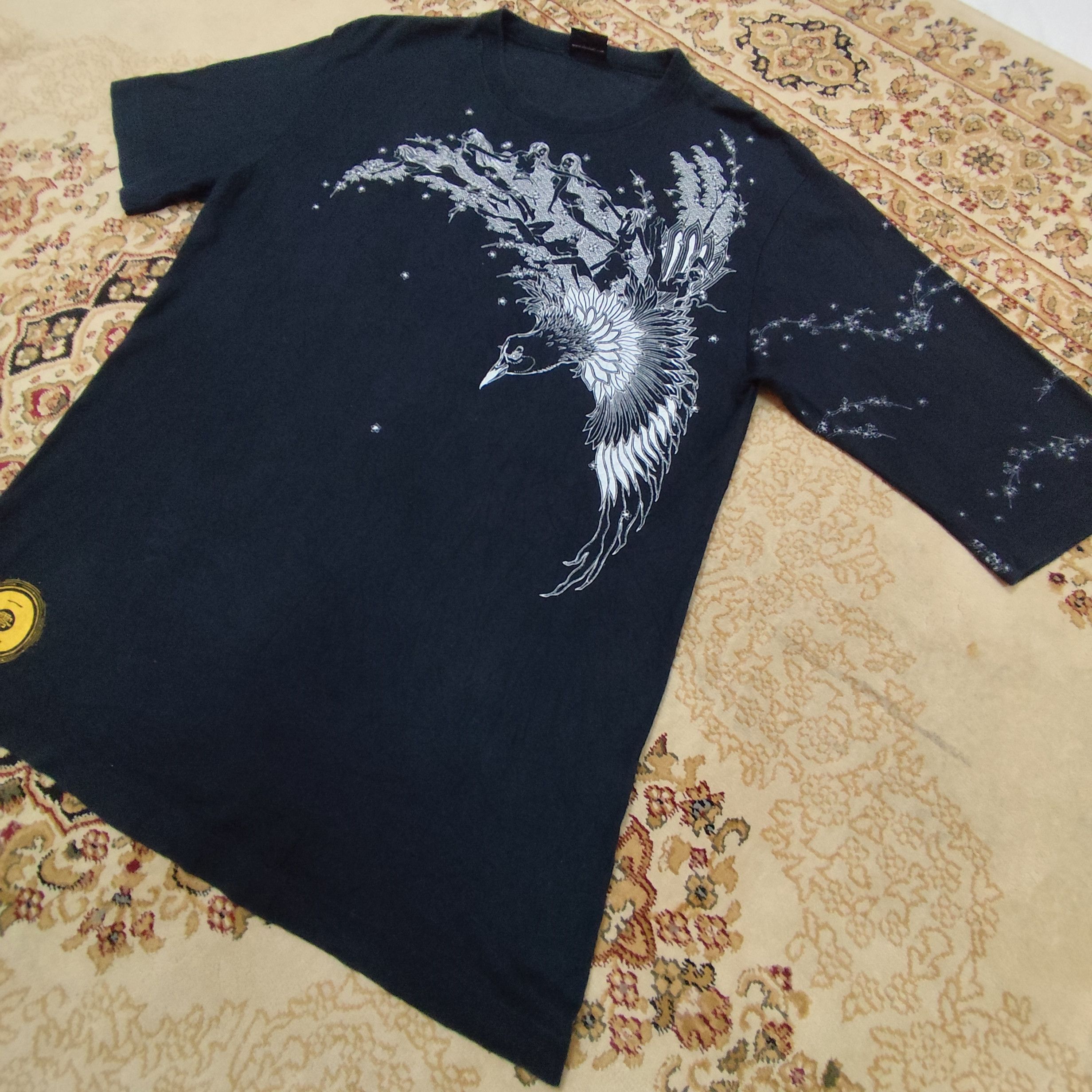 Japanese Brand 🇯🇵VISIBLE ELEPHANT 47 JAPANESE ARTISTIC TEE MADE IN JAPAN Size US L / EU 52-54 / 3 - 3 Thumbnail