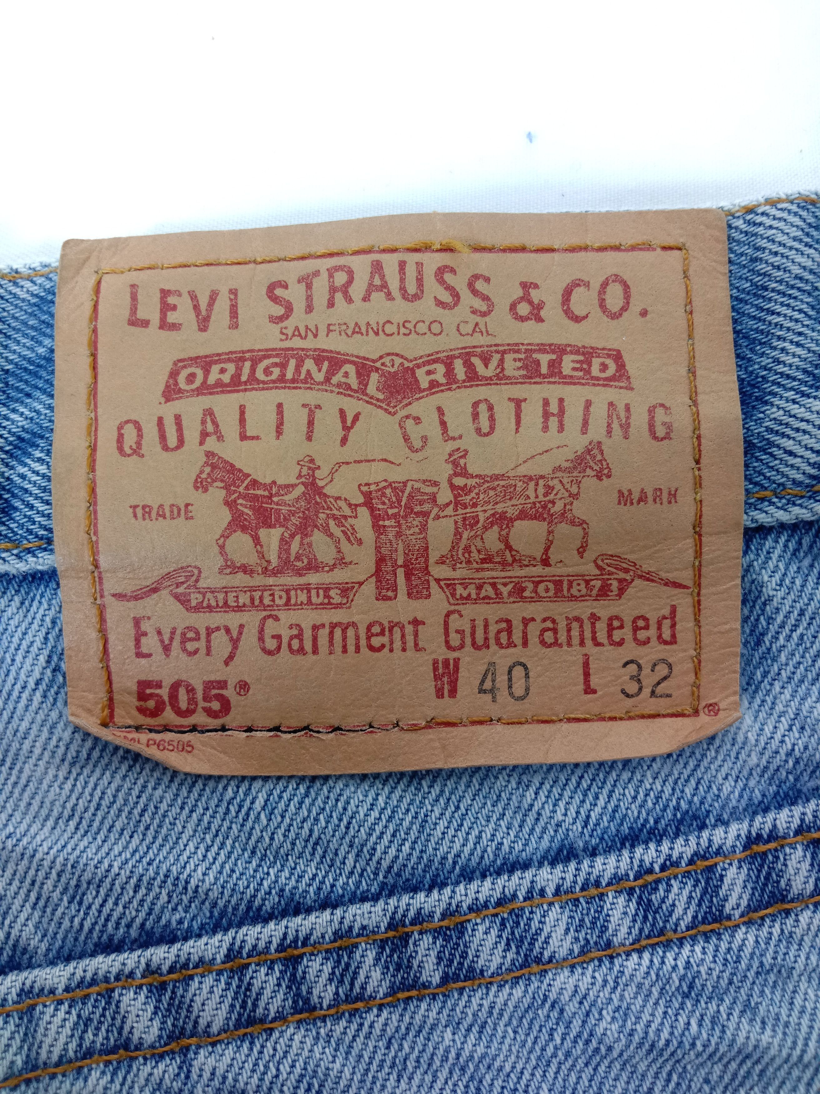 Levi's Vintage Levi's 505 Jeans Light Wash Straight Fit Denim Size US 40 / EU 56 - 15 Thumbnail