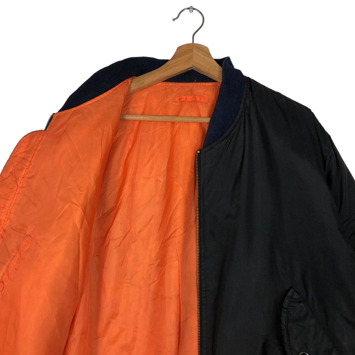 Japanese Brand 🔥Riot Riot Vintage Bomber Jacket Reversible Design USA Size US L / EU 52-54 / 3 - 9 Thumbnail