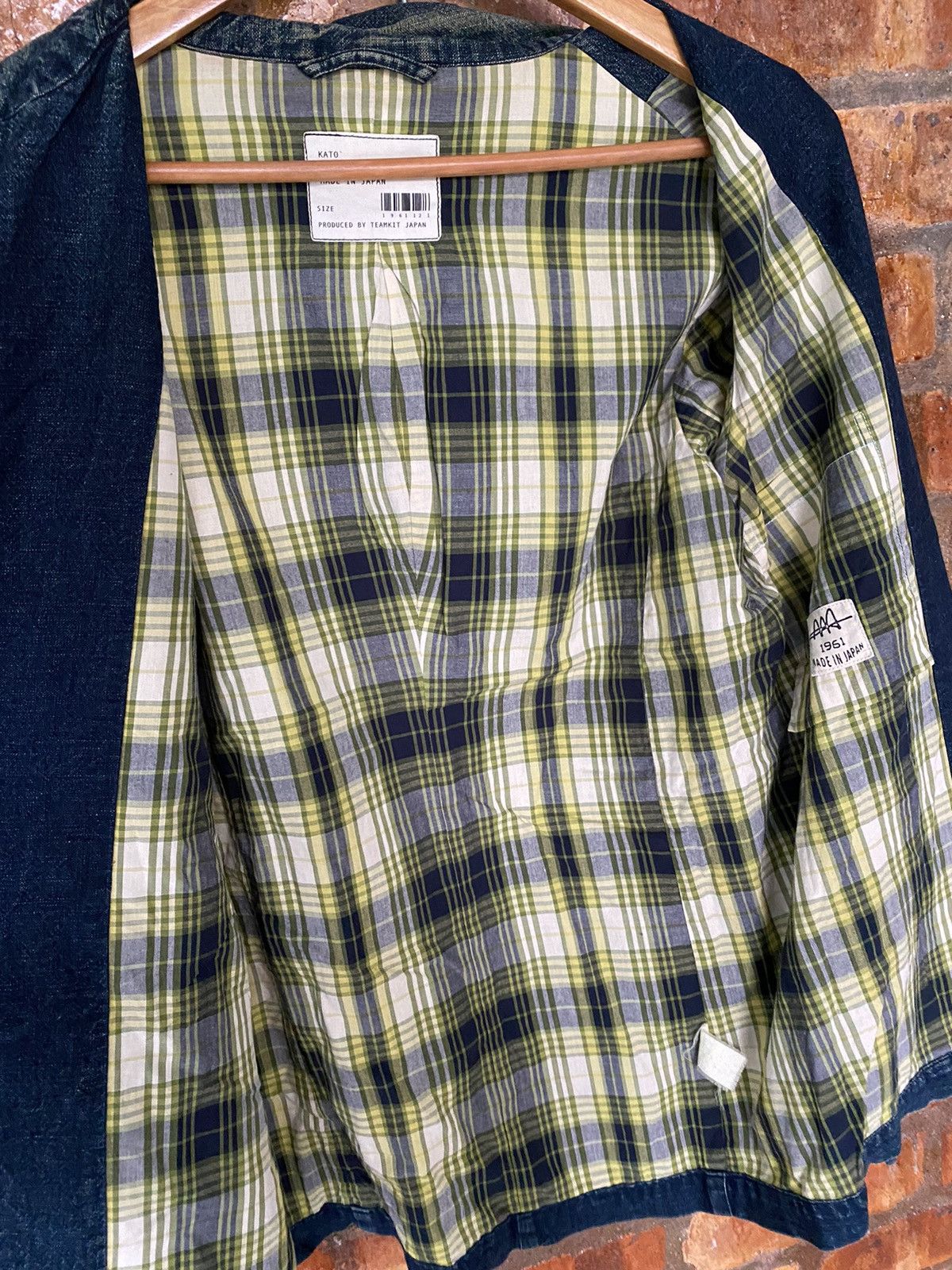 45rpm Iconic KATO indigo Faded Jacket Size US M / EU 48-50 / 2 - 16 Thumbnail