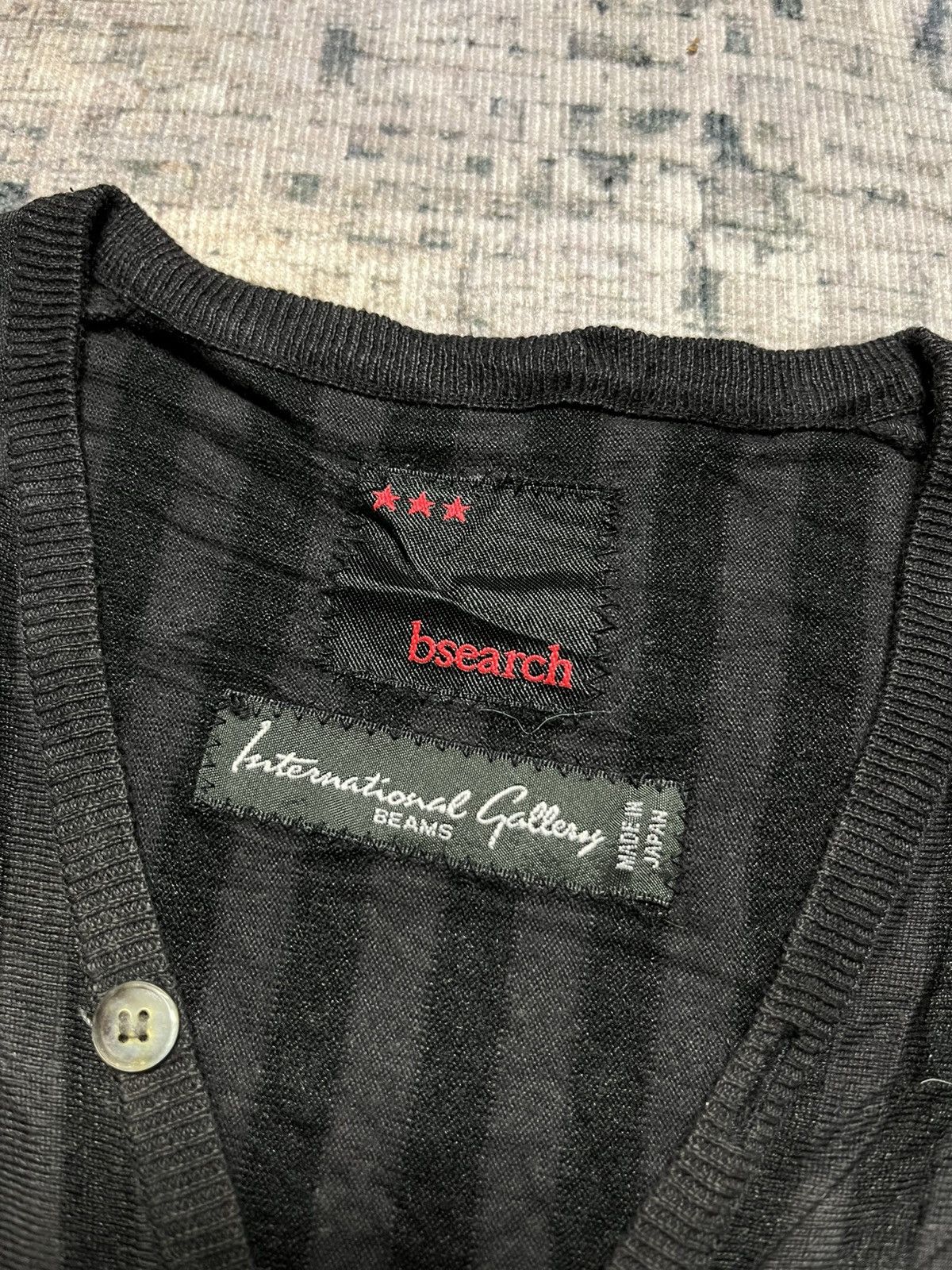Beams Plus 💥Beams X Bsearch Knitted Vest Japan Size US L / EU 52-54 / 3 - 3 Thumbnail