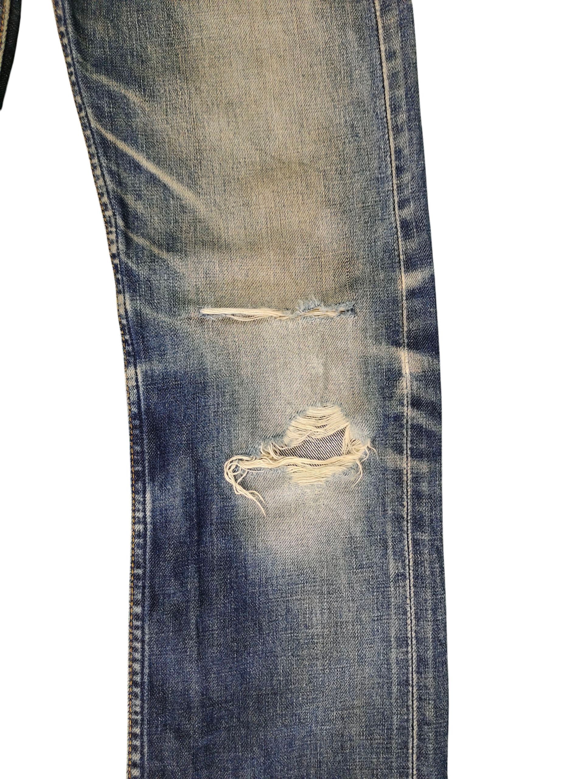 Levi's Vintage Clothing Vintage Levis 505 Clawmark Distress Faded Denim Jeans Size US 29 - 3 Thumbnail