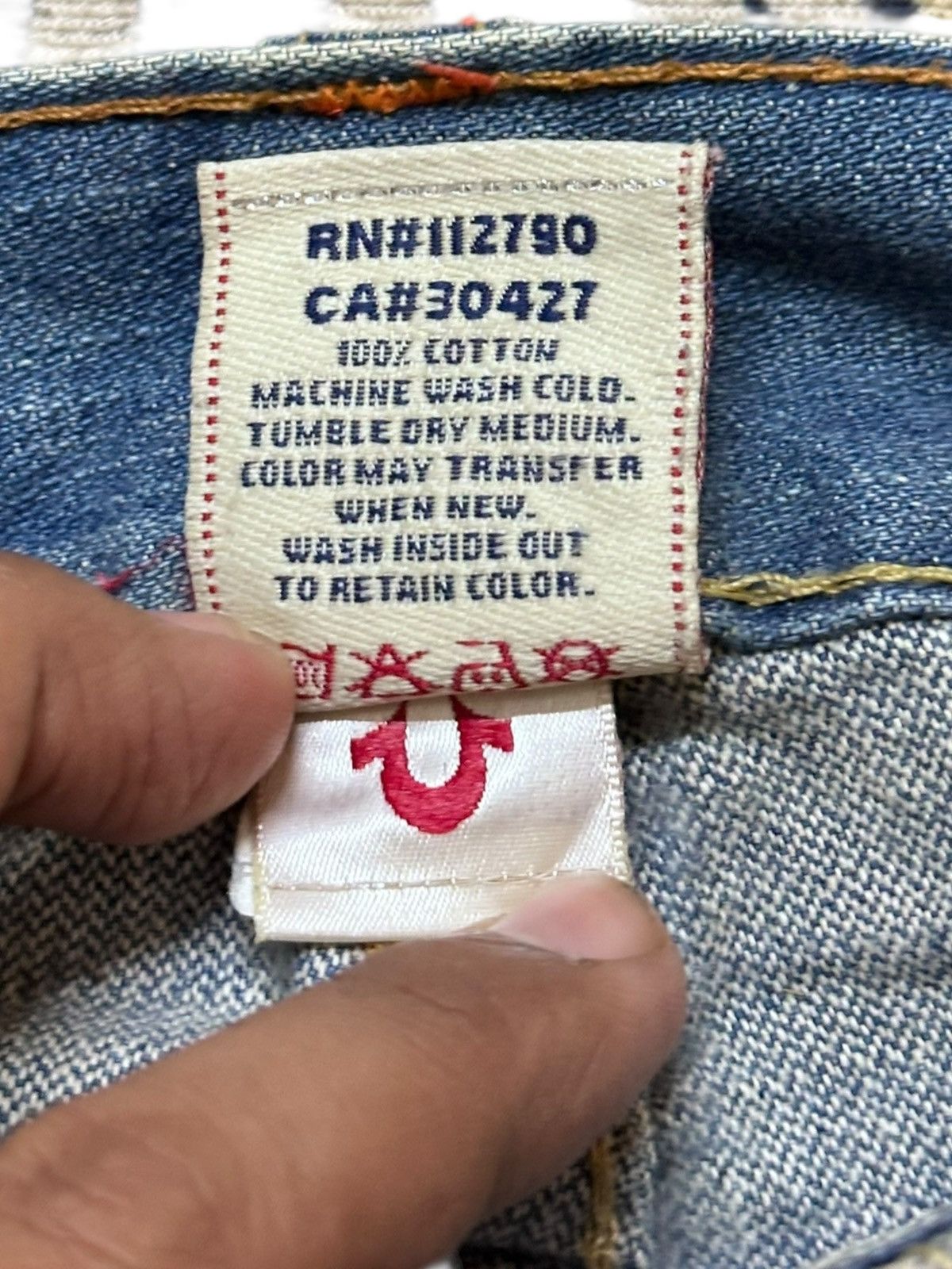 True Religion Vintage True Religion Joey Flare Non Alignment Grunge Denim Size US 29 - 7 Thumbnail
