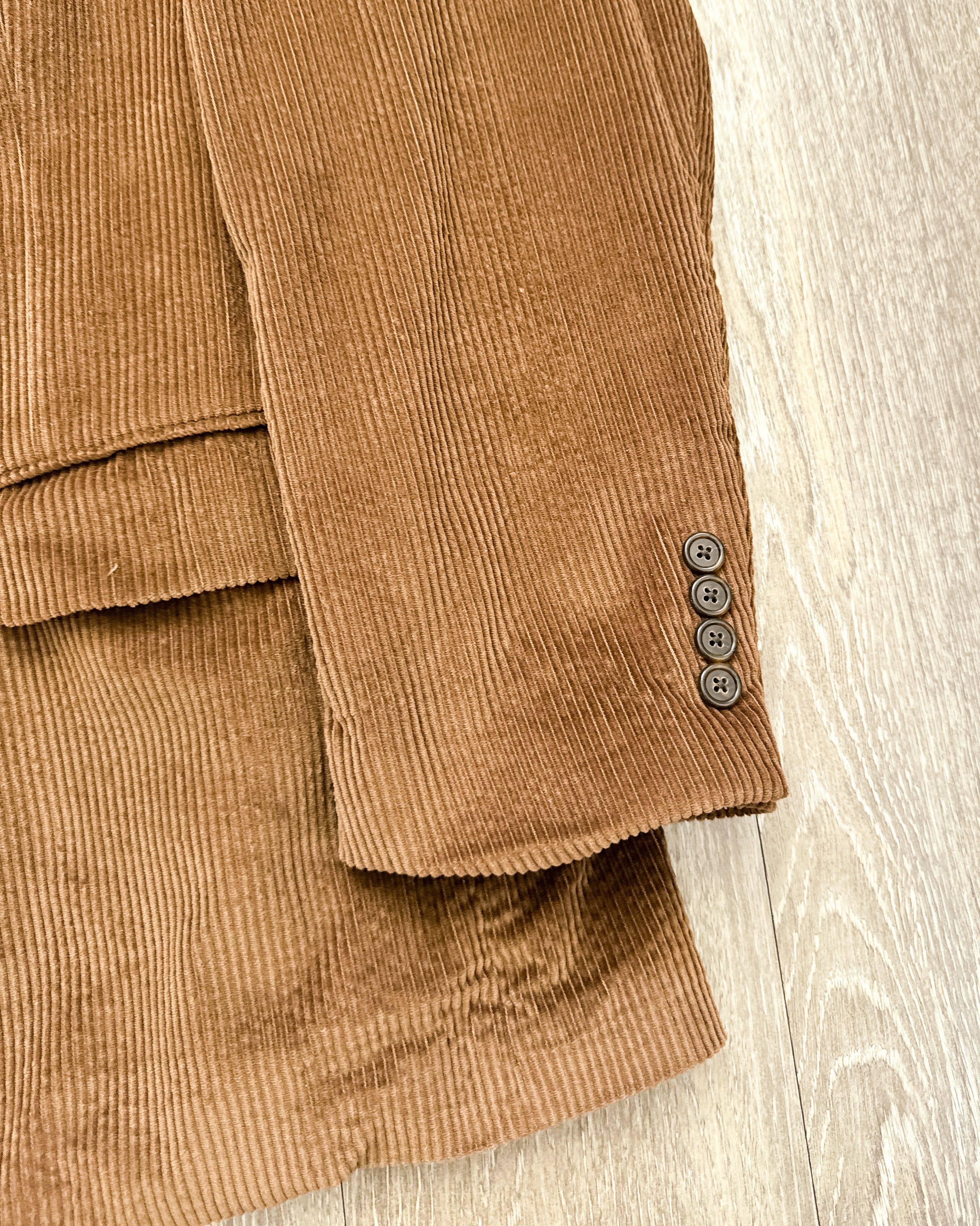 Vintage Vintage 2000s Coconut Grove Corduroy Blazer Brown Men's 44S Size 44S - 5 Thumbnail