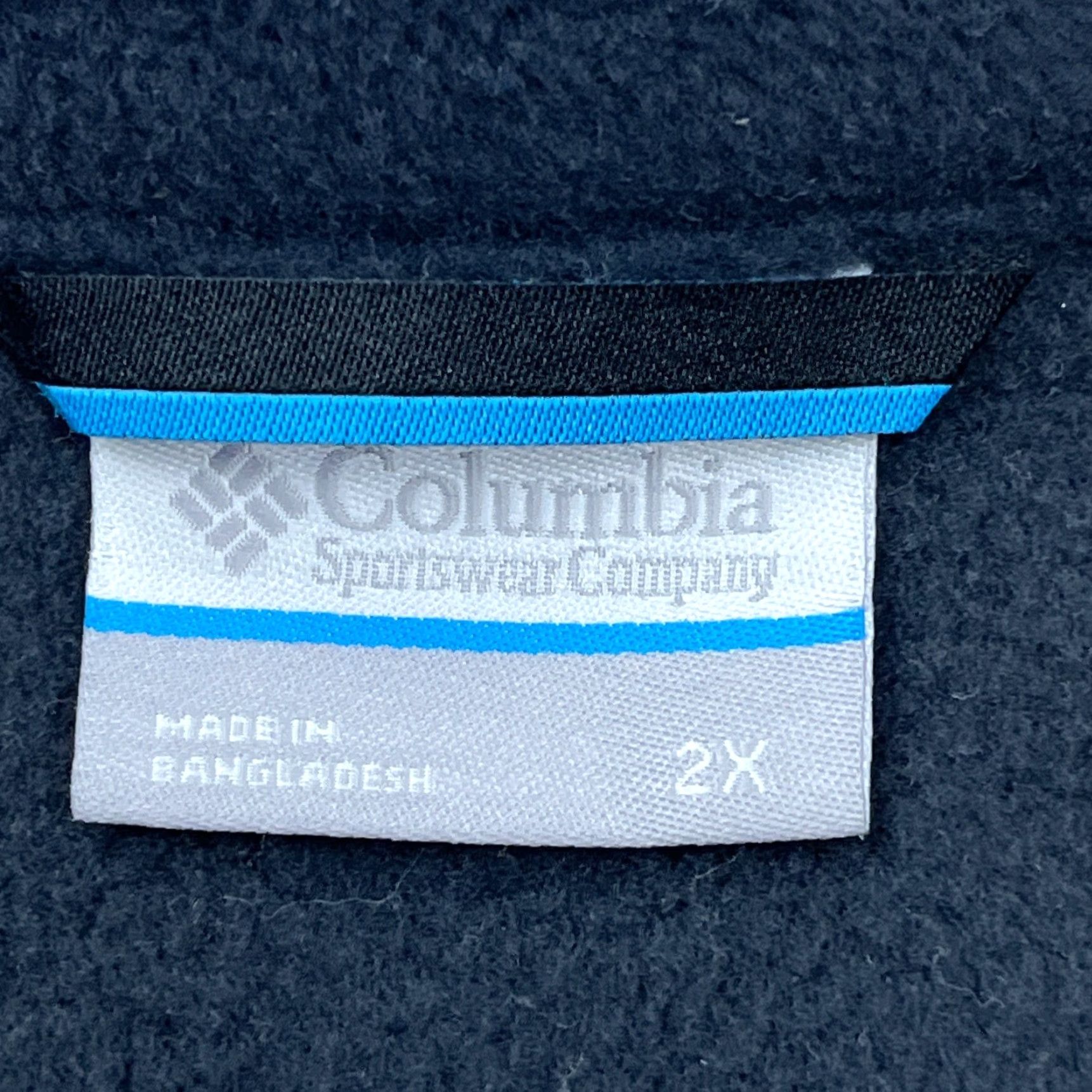 Vintage Columbia Vest Men 2X Black Fleece Full Zip Sweater Jacket Layer Hiking Outdoors Size US XXL / EU 58 / 5 - 3 Thumbnail