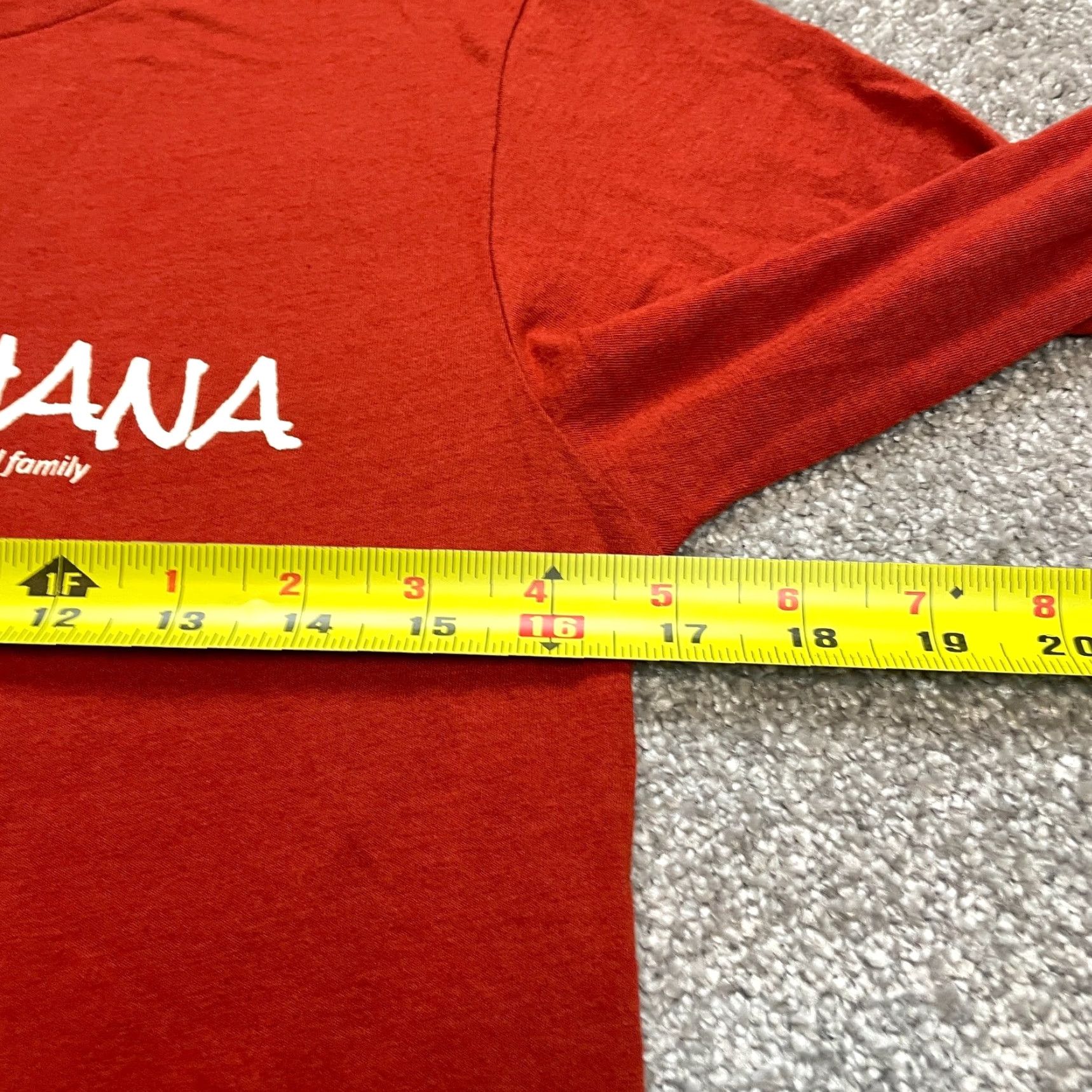 Vintage Bella + Canvas Shirt Unisex Adults S Orange Long Sleeve Crew Neck Hawaiian Logo 3001 Size US S / EU 44-46 / 1 - 7 Thumbnail