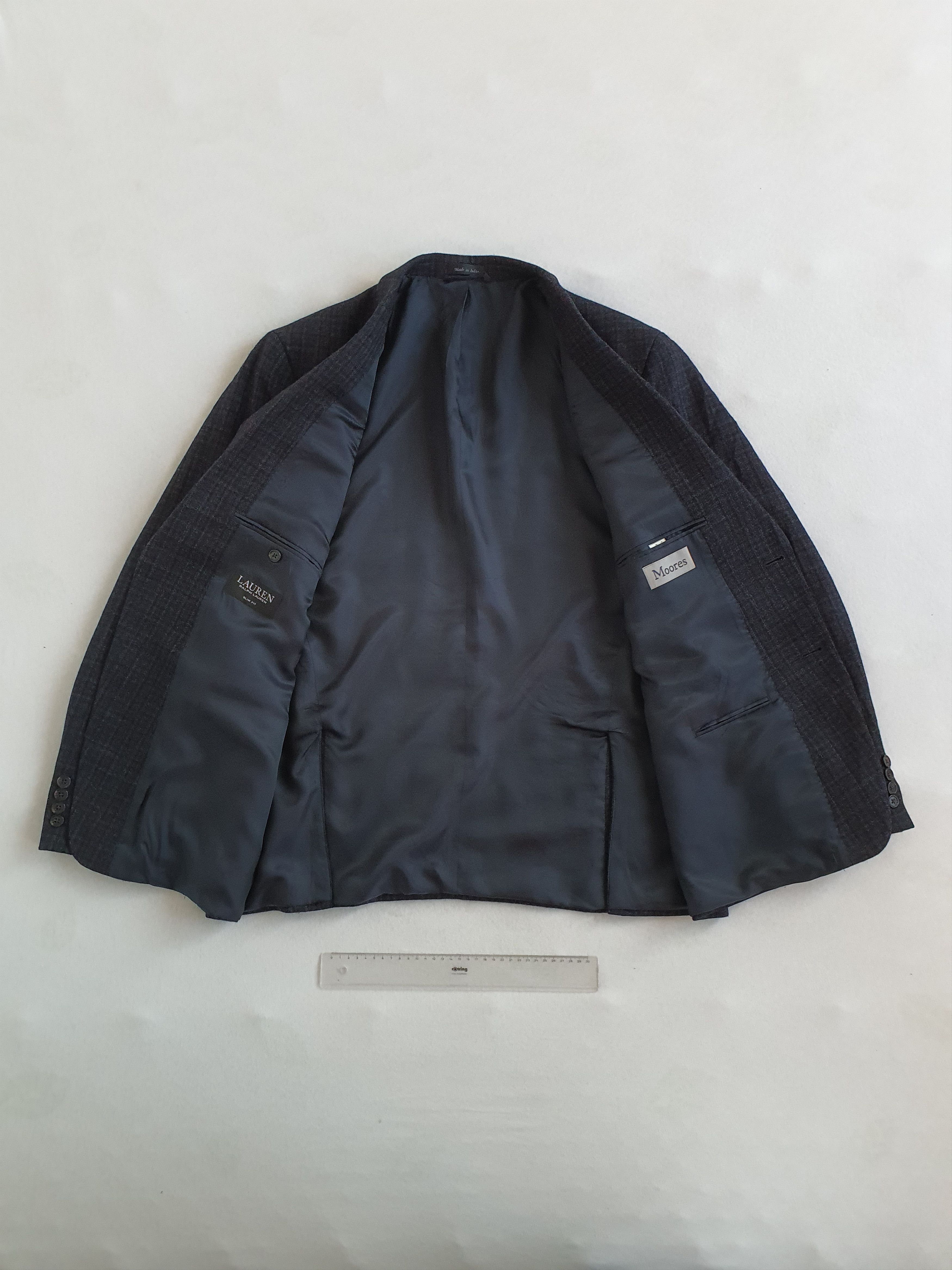Ralph Lauren LAUREN (Ralph Lauen) - Windowpane Check Blazer Jacket Size 46R - 3 Thumbnail