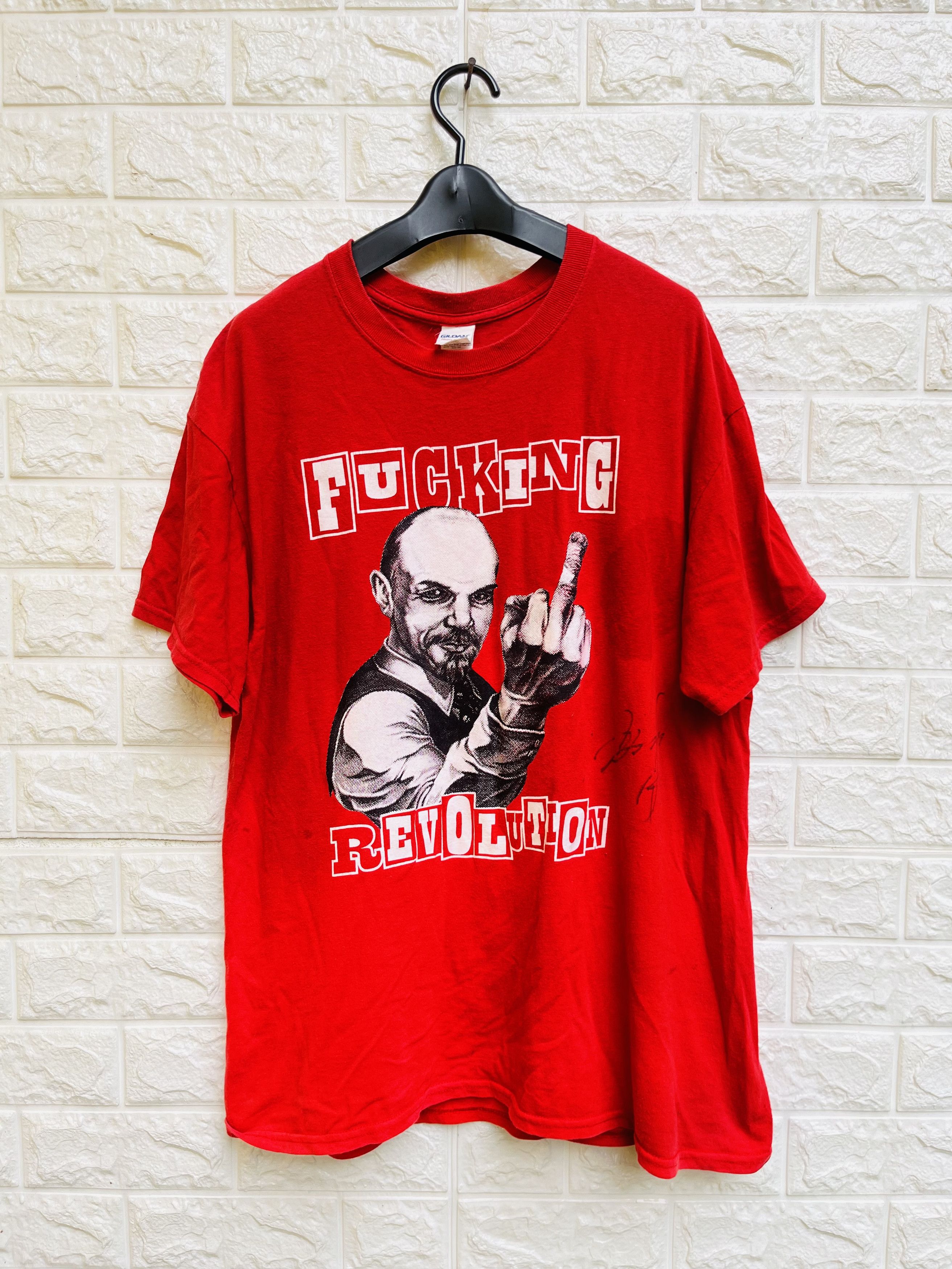Japanese Brand × Vintage Vintage Fxking Revolution With Sign Designer Fashion Style Size US L / EU 52-54 / 3 - 1 Thumbnail