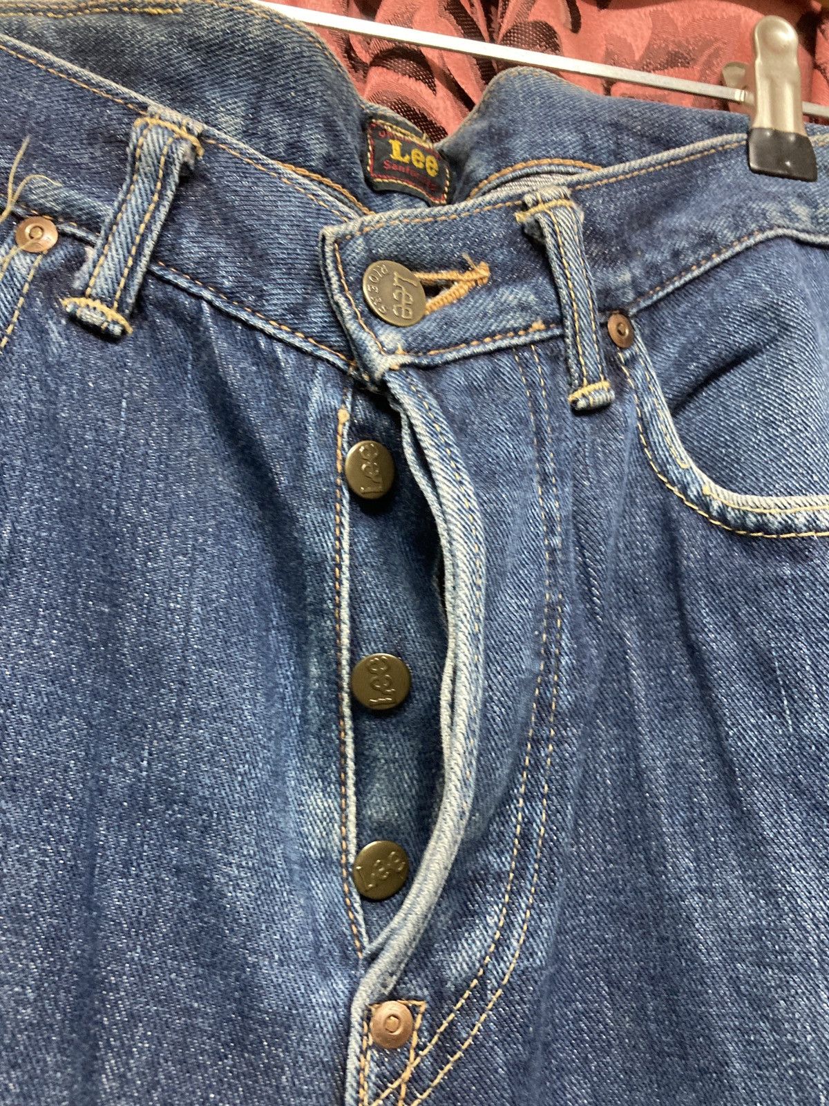 Japanese Brand Lee one side selvedge sanforized jean Size US 32 / EU 48 - 5 Thumbnail