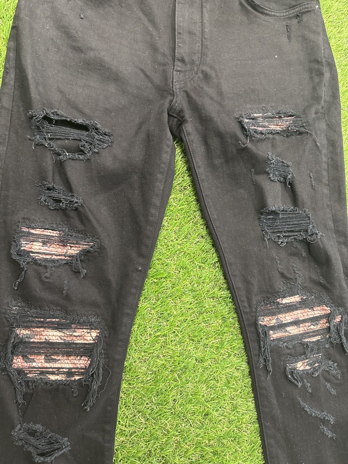 Amiri AMIRI MX1 PINK STAR PATCHES Size US 34 / EU 50 - 2 Thumbnail