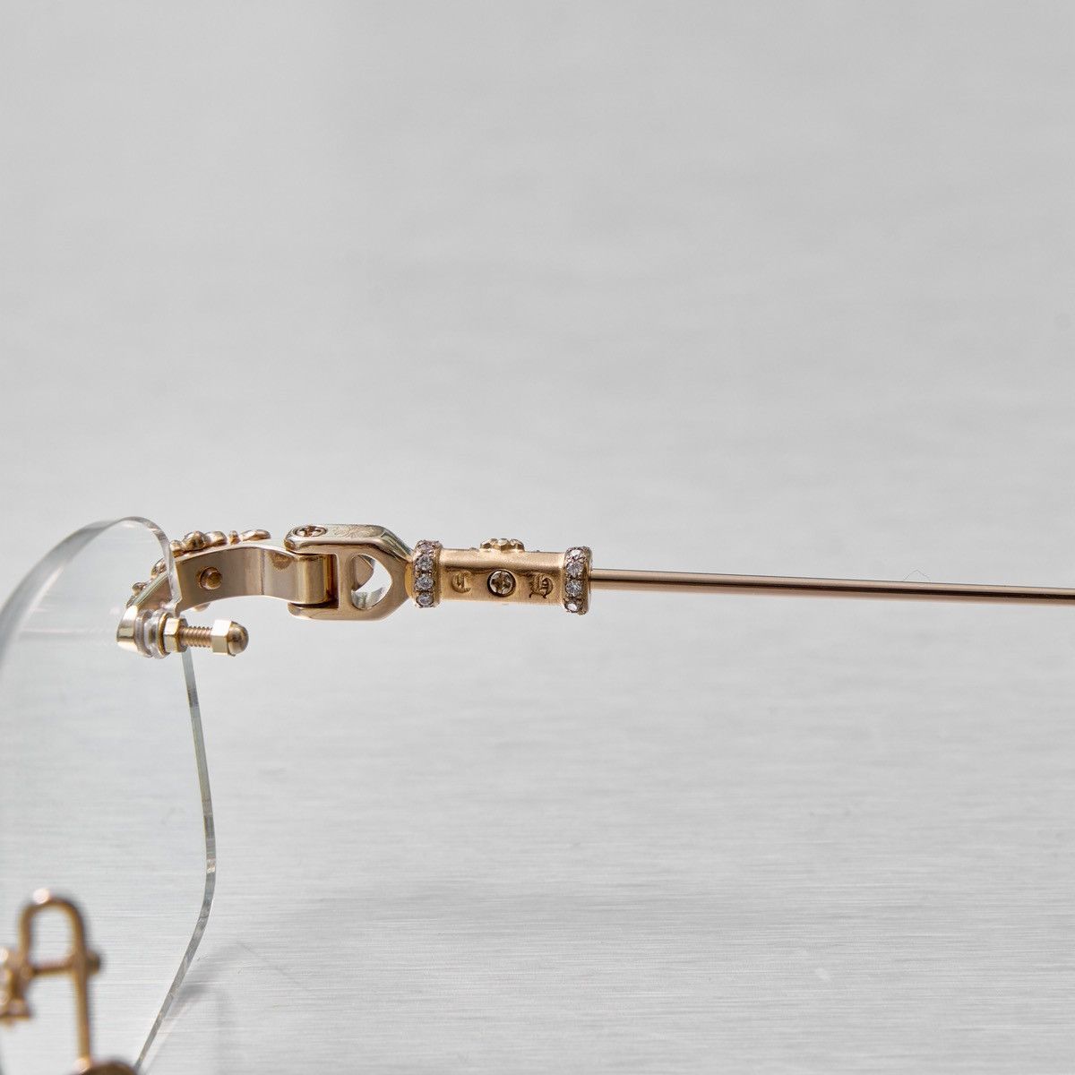 Chrome Hearts CHROME HEARTS PILLS III GP - BRBBR DIAMOND BOY GLASSES Size ONE SIZE - 6 Thumbnail
