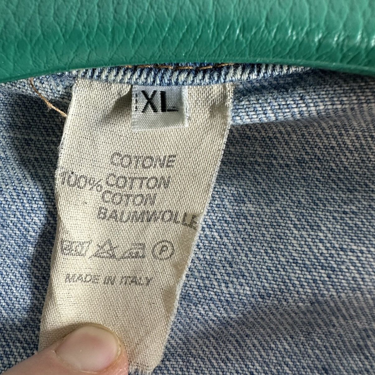 Denime 80s Made in Italy Vintage Denim Jacket Size US XL / EU 56 / 4 - 6 Thumbnail