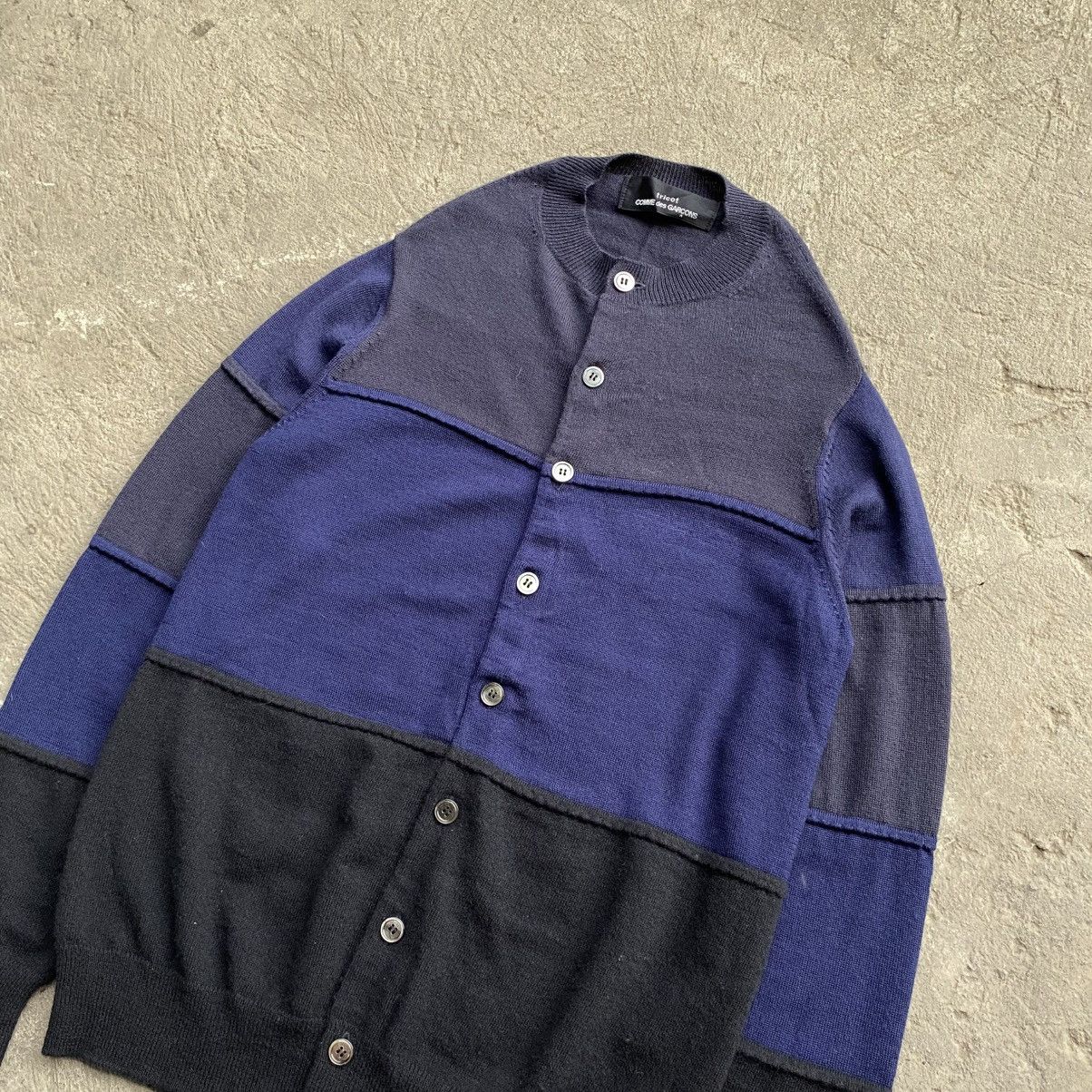 Comme des Garcons Tricot Comme de Garcons Tri Color Knitted Sweater Size M / US 6-8 / IT 42-44 - 4 Thumbnail