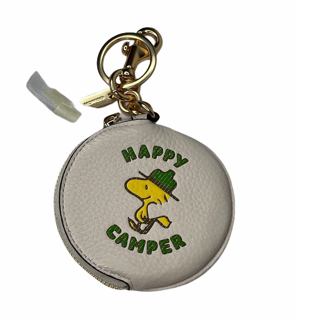 Coach Coach X Peanuts Circular Pouch Bag Charm With Woodstock Size ONE SIZE - 2 Thumbnail