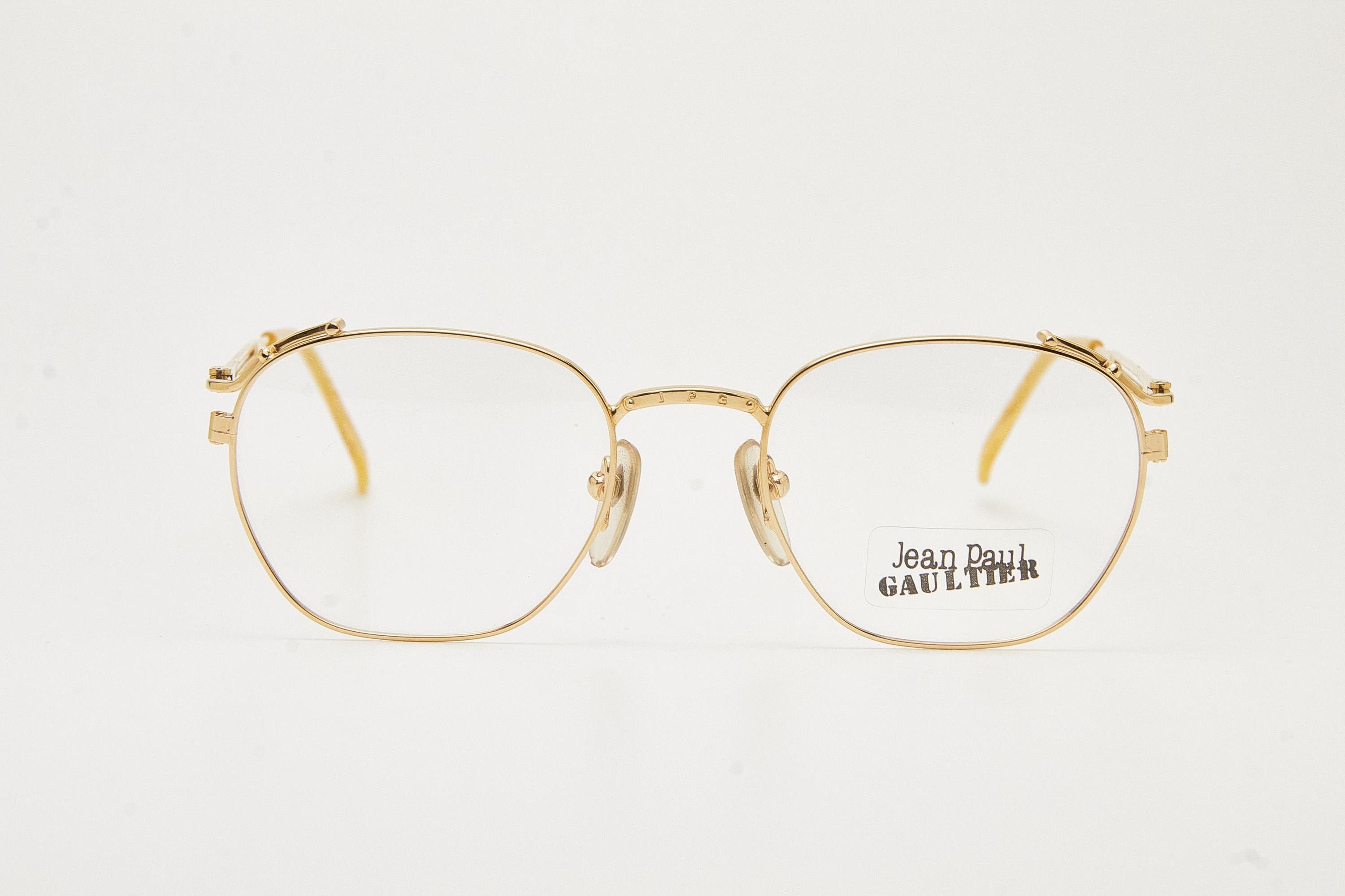 Jean Paul Gaultier Jean Paul Gaultier 55-3173 Gold Plated Oval Eyeglasses Size ONE SIZE - 16 Thumbnail