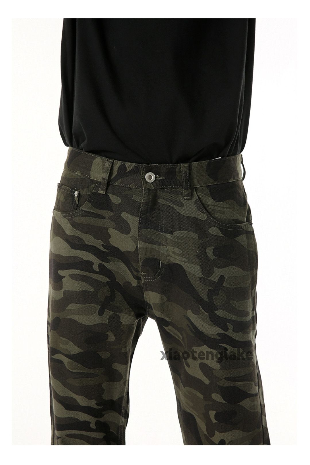 Japanese Brand xz vintage full pattern camo hiphop yuppie jeans Size US 30 / EU 46 - 6 Thumbnail