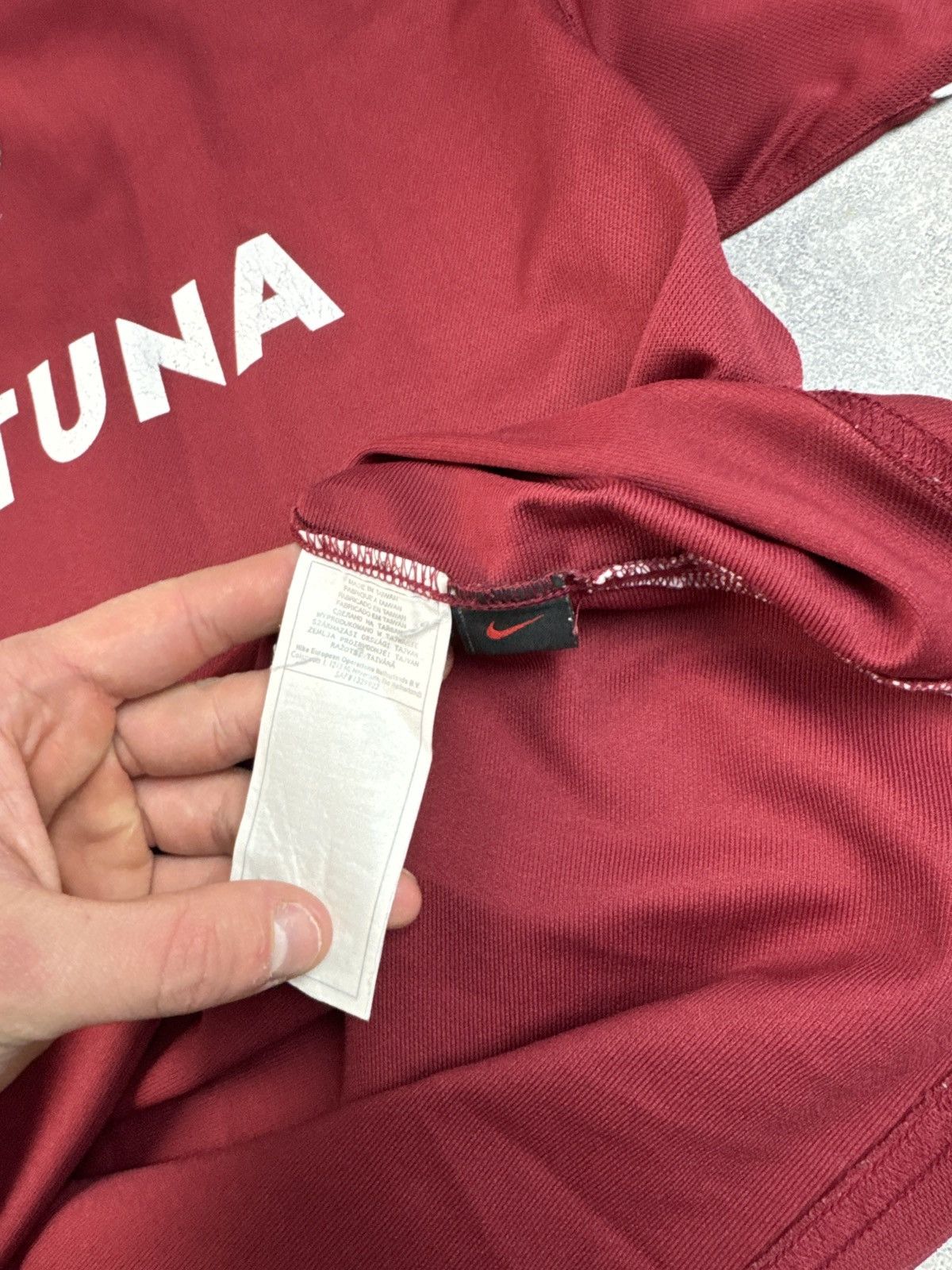 Nike AS Sparta Praha Prague 2005 Poborsky Football Soccer Jersey Size US XL / EU 56 / 4 - 8 Thumbnail