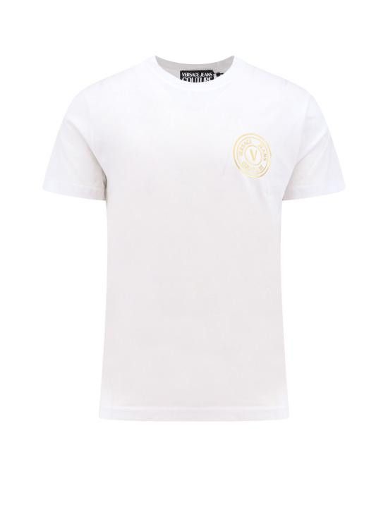 VERSACE Men T-Shirts 76GAHT02CJ00T G03 White