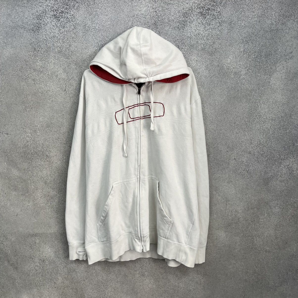Oakley Vintage Oakley Zip Hoodie Big Logo Size US XL / EU 56 / 4 - 1 Thumbnail
