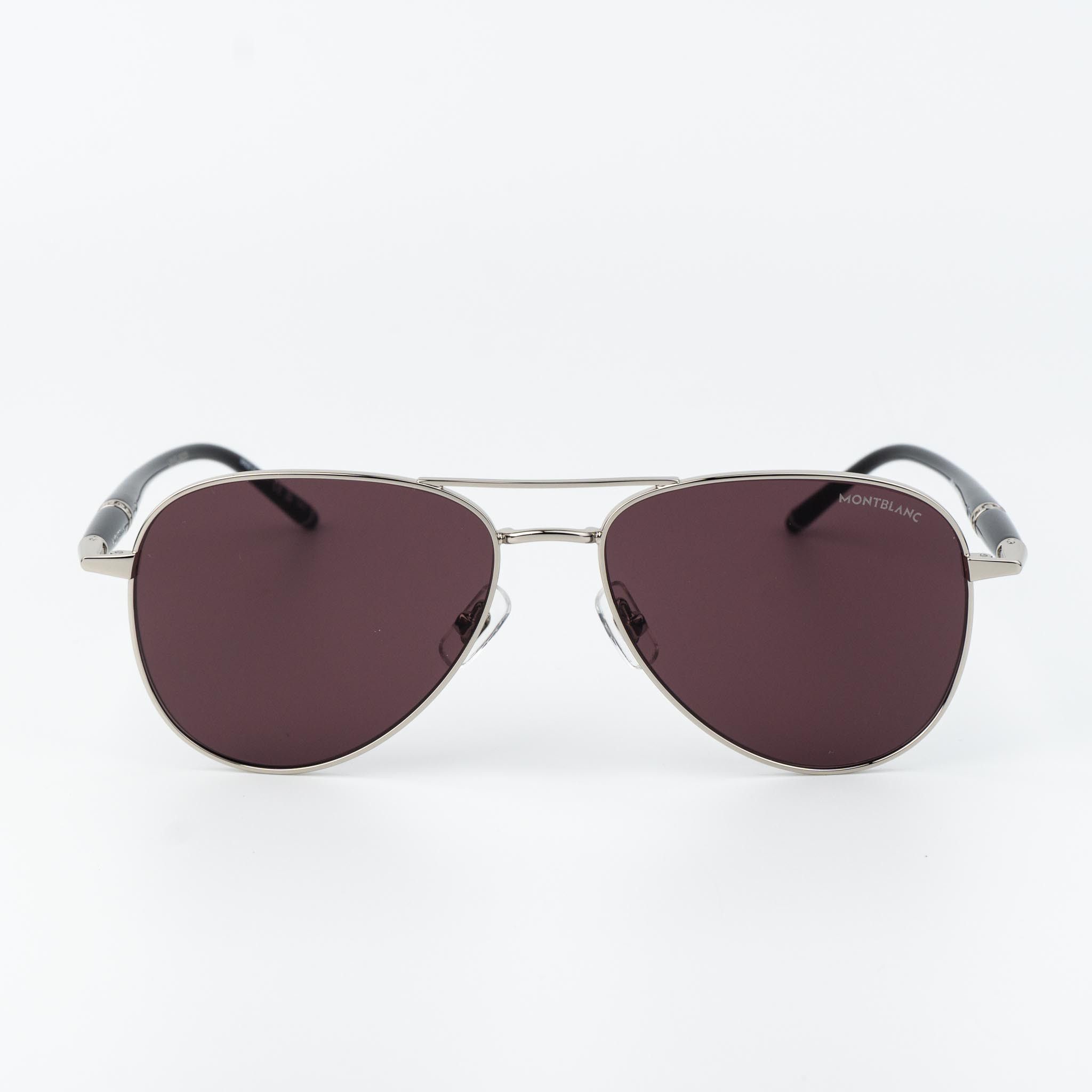Montblanc Montblanc Men Sunglasses Pilot MB0345S 002 NEW AUTHENTIC Size ONE SIZE - 2 Thumbnail