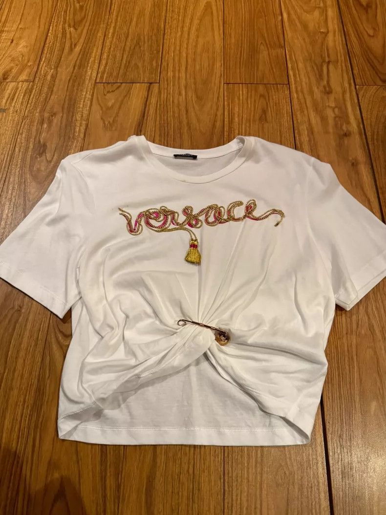 Versace White Short Sleeve T-Shirt - dmc