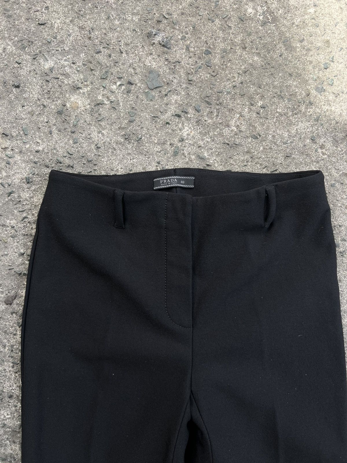 Prada Prada 1999 - Techno Stretch Minimalist - Trousers - Size 27" / US 4 / IT 40 - 7 Thumbnail