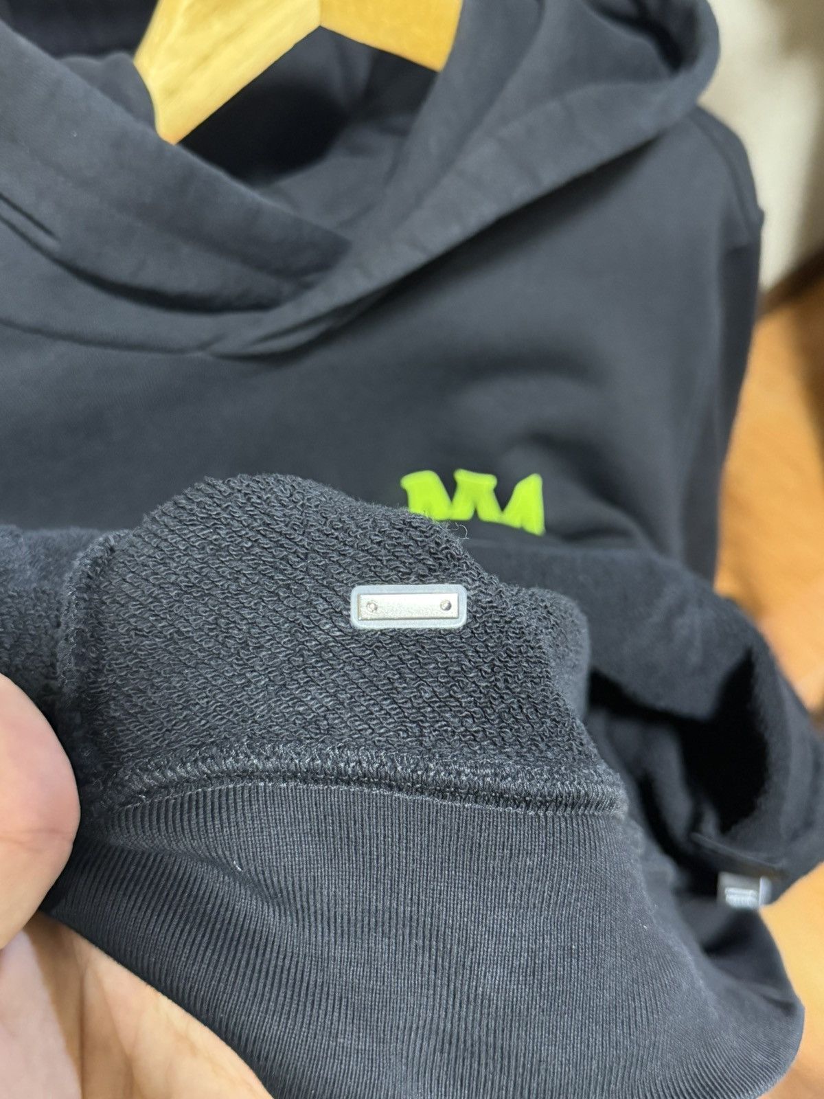 Amiri AMIRI MA LOGO BLACK / LIME HOODIE Size US M / EU 48-50 / 2 - 6 Thumbnail