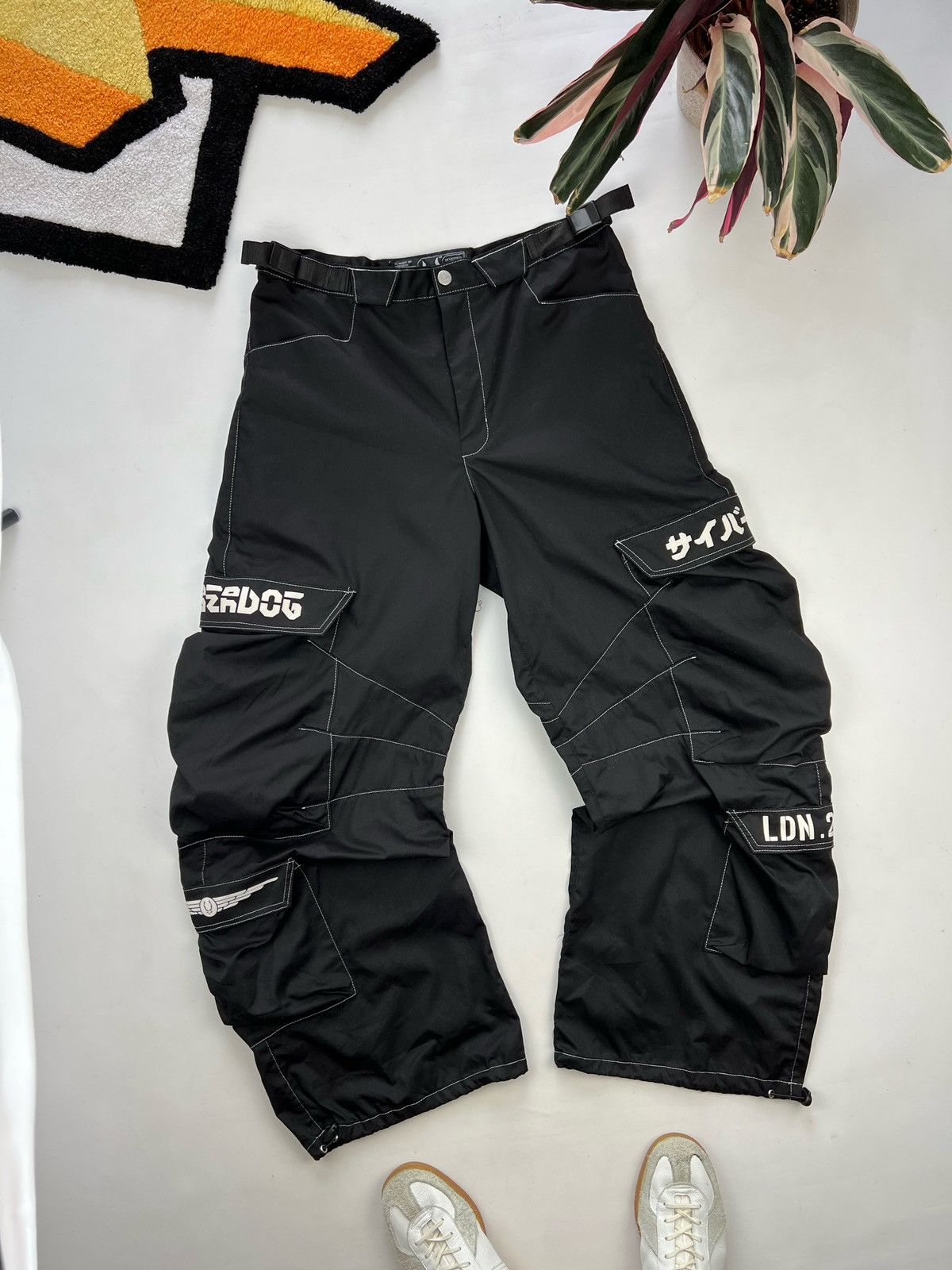 20471120 Y2K AVANT-GARDE MULTIPOCKET RARE CYBERDOG PANTS Size US 32 / EU 48 - 4 Thumbnail