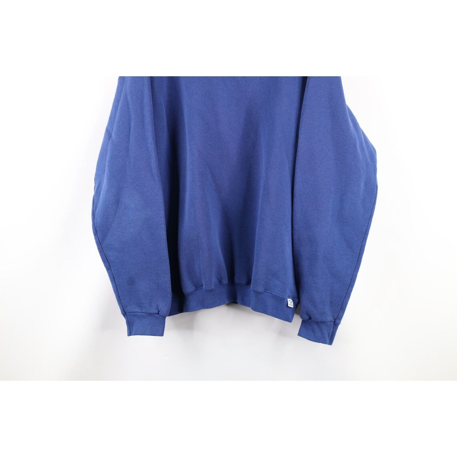 Vintage Vintage 90s Streetwear Faded Blank Crewneck Sweatshirt Size US XL / EU 56 / 4 - 3 Thumbnail