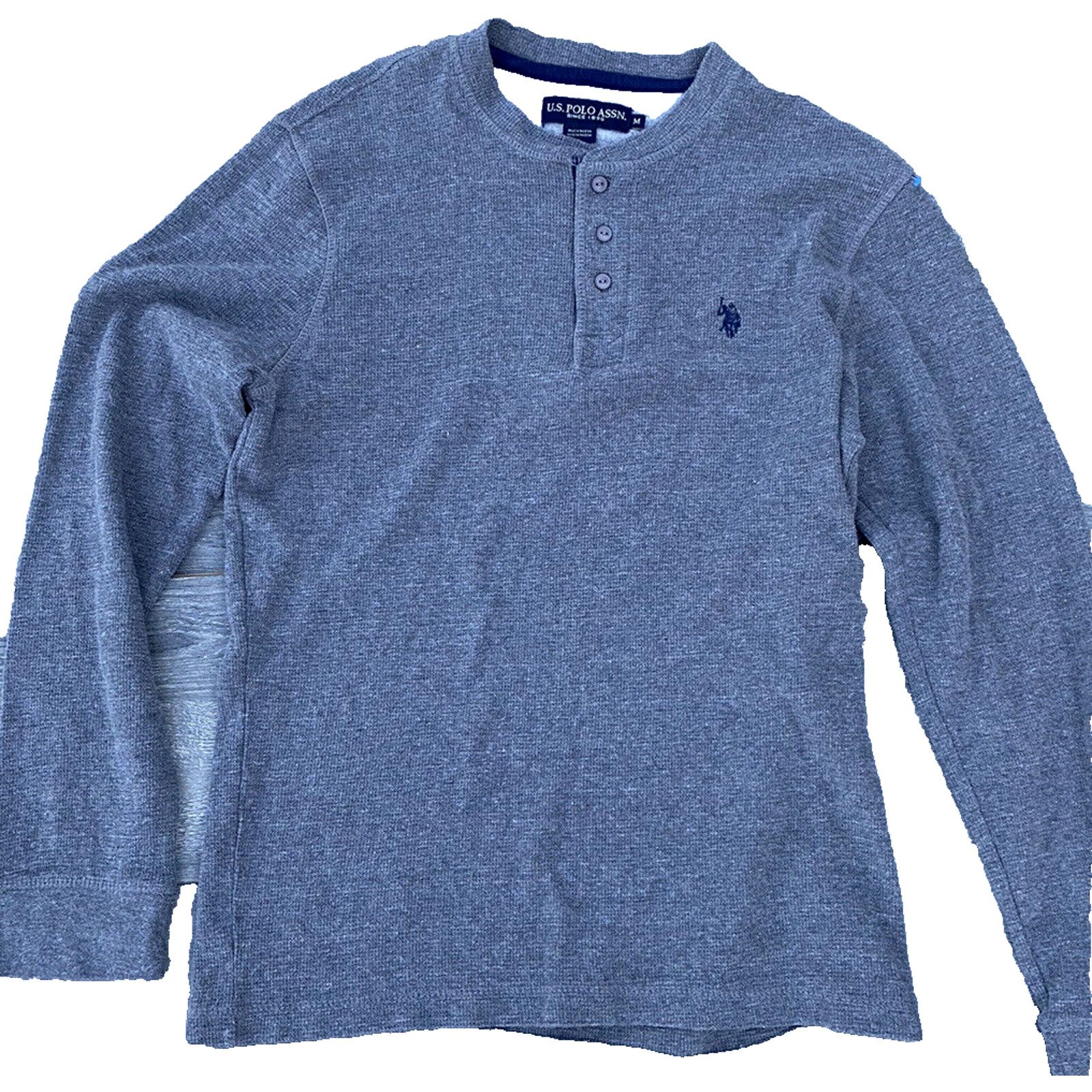 U.S. Polo Assn. U.S Polo Assn Sweater Men waffle Top Men’s Size M A000229 Size US M / EU 48-50 / 2 - 1 Thumbnail