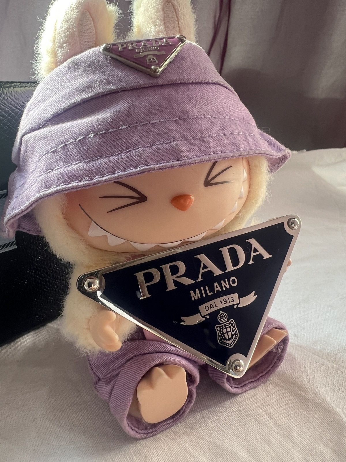 Prada 🔺Prada triangle logo metal belt buckle Size ONE SIZE - 4 Thumbnail