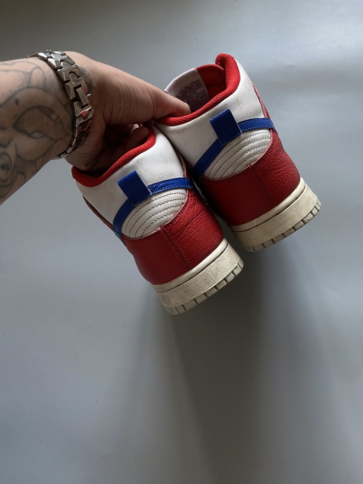 Nike Nike Dunk leather red sk8 vintage shoes Size US 7.5 / EU 40-41 - 5 Thumbnail