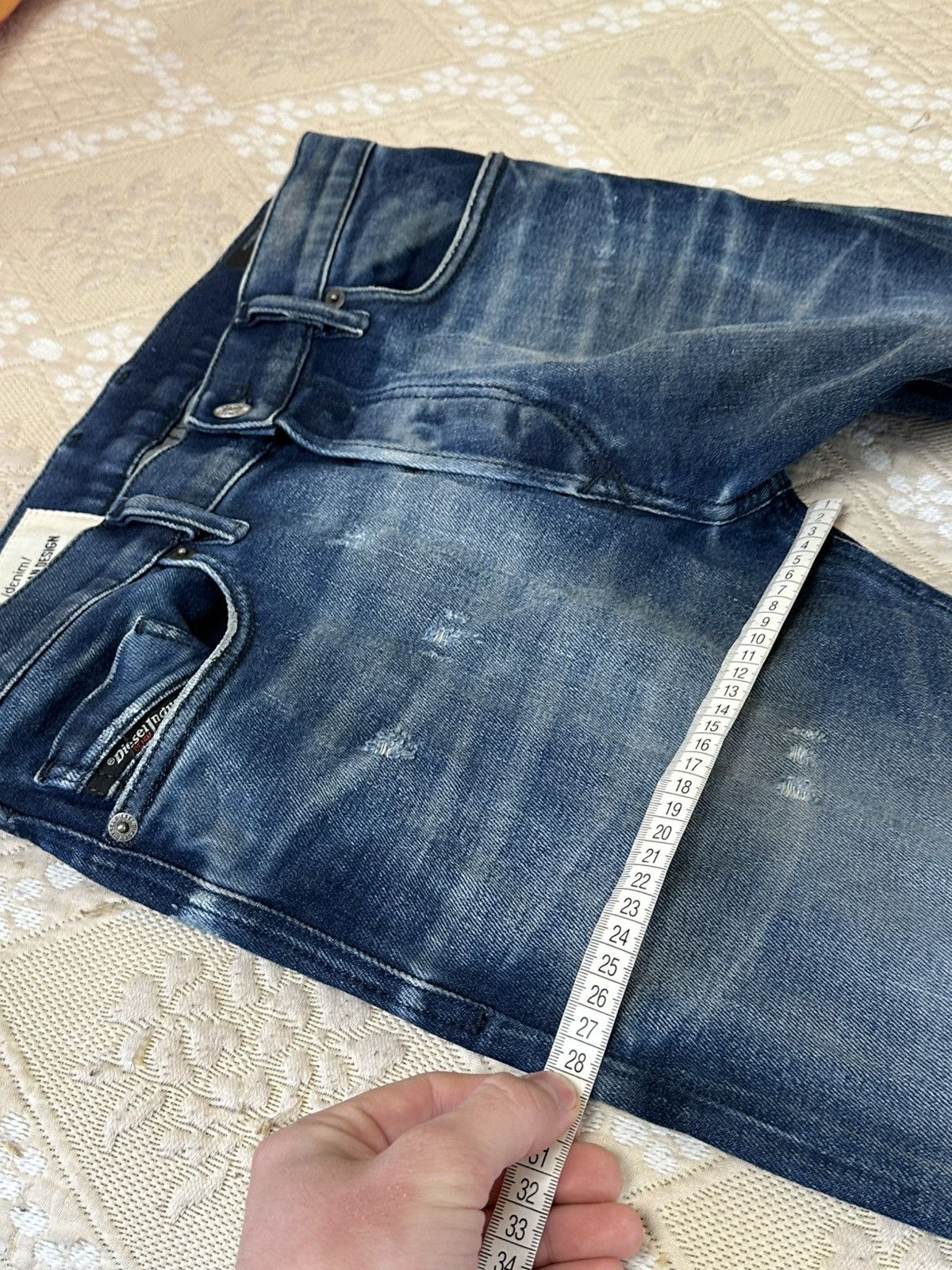 Diesel 🔥 Diesel Tepphar Vintage Denim Jeans Pants 29x34 Slim Skinny Size US 29 - 10 Thumbnail