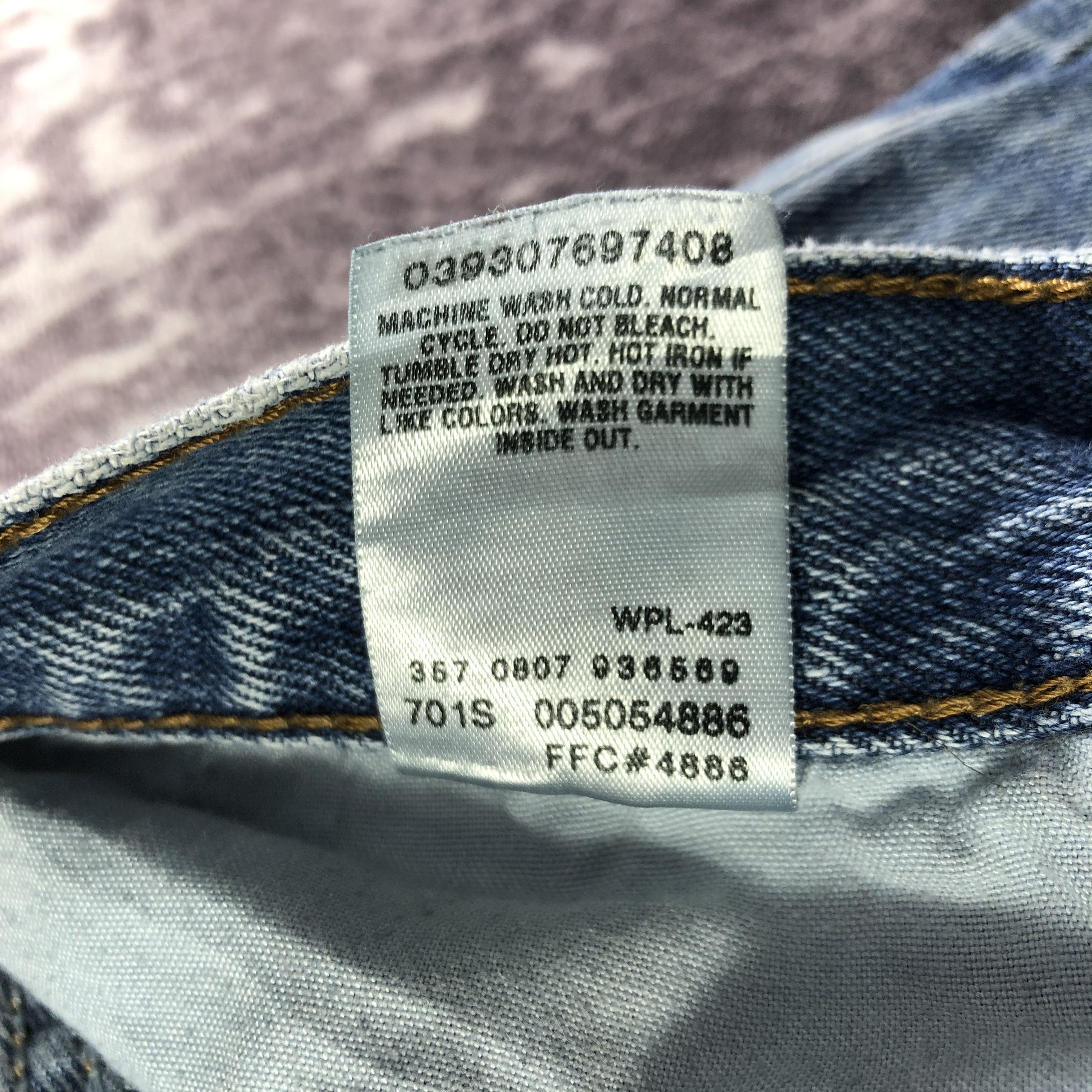 Levi's × Vintage Vintage Blue Wash Levis 505 Jeans-JM3459 Size 33" - 10 Thumbnail