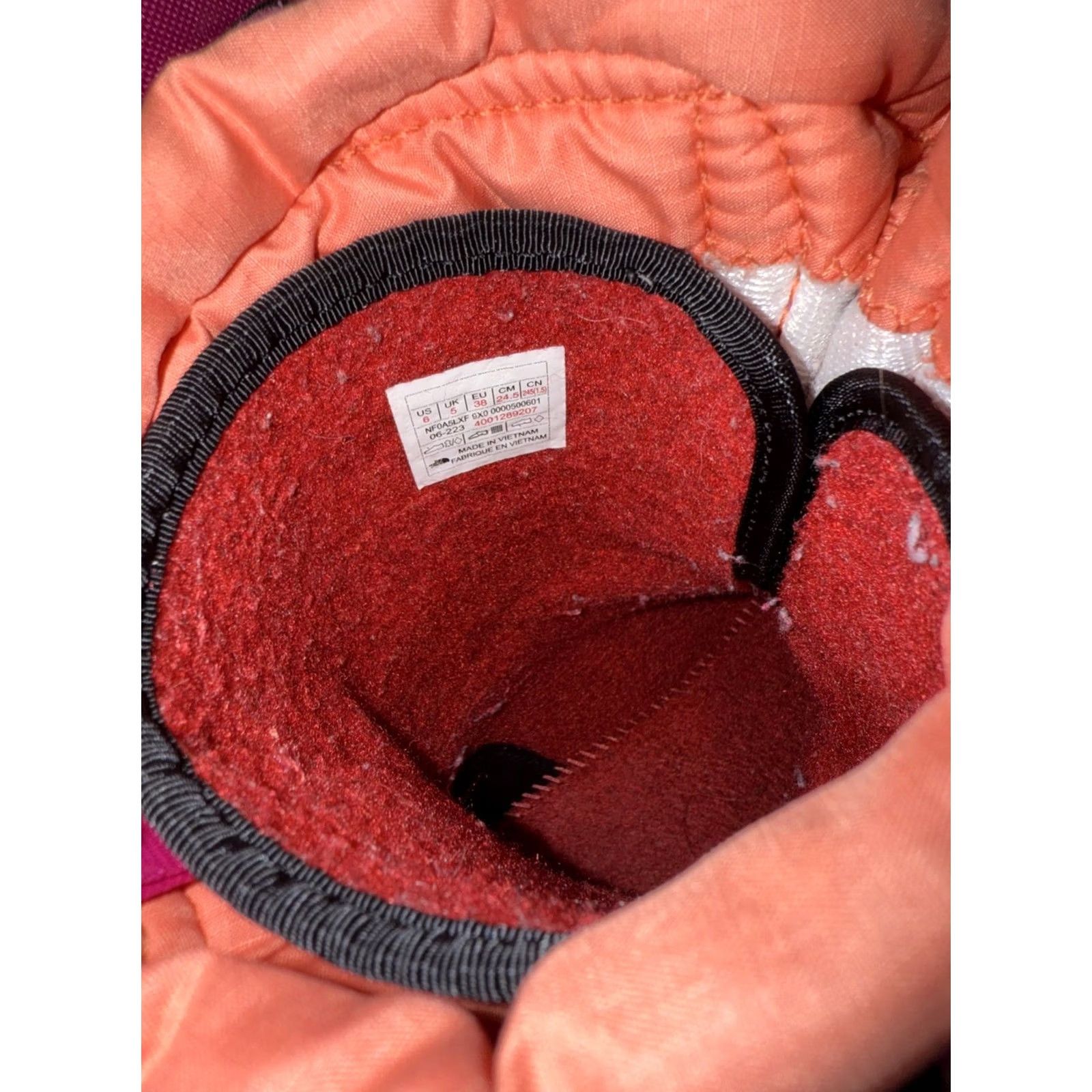 The North Face NORTH FACE Boots Suede Leather Wool LIners Pink Women 6 Snow Boot Leather Outsole Womens Size US 6 / IT 36 - 5 Thumbnail