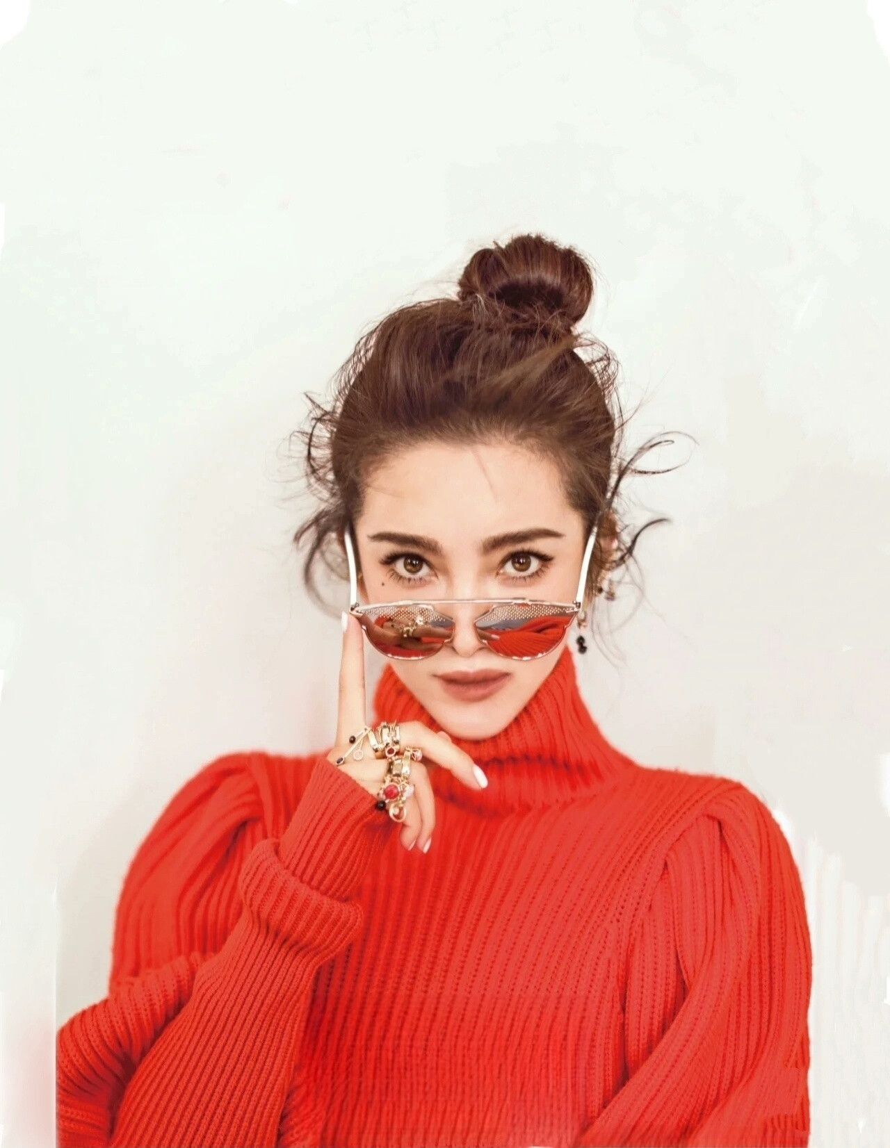 Dior dior orange high-neck wool sweater Size US S / EU 44-46 / 1 - 1 Thumbnail