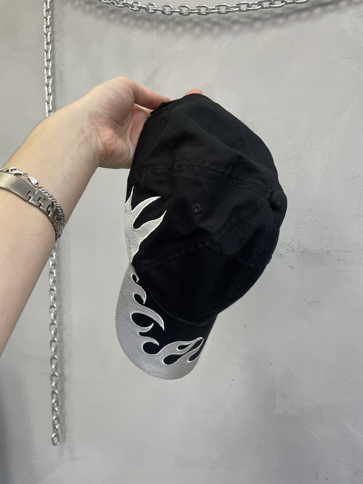 Harley Davidson Harley davidson style flames cap hat y2k diesel Size ONE SIZE - 6 Thumbnail
