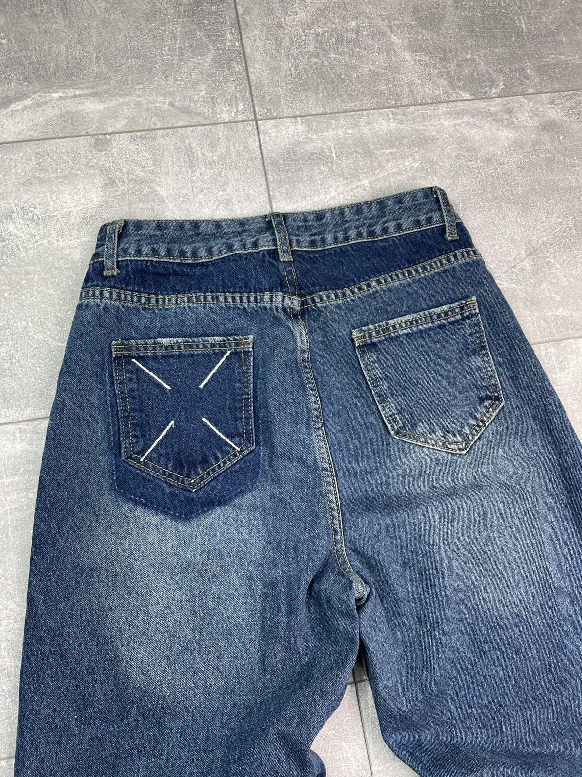 Japanese Brand Japanese Denim Jeans Pants Maison Margiela Style Size US 29 - 2 Thumbnail