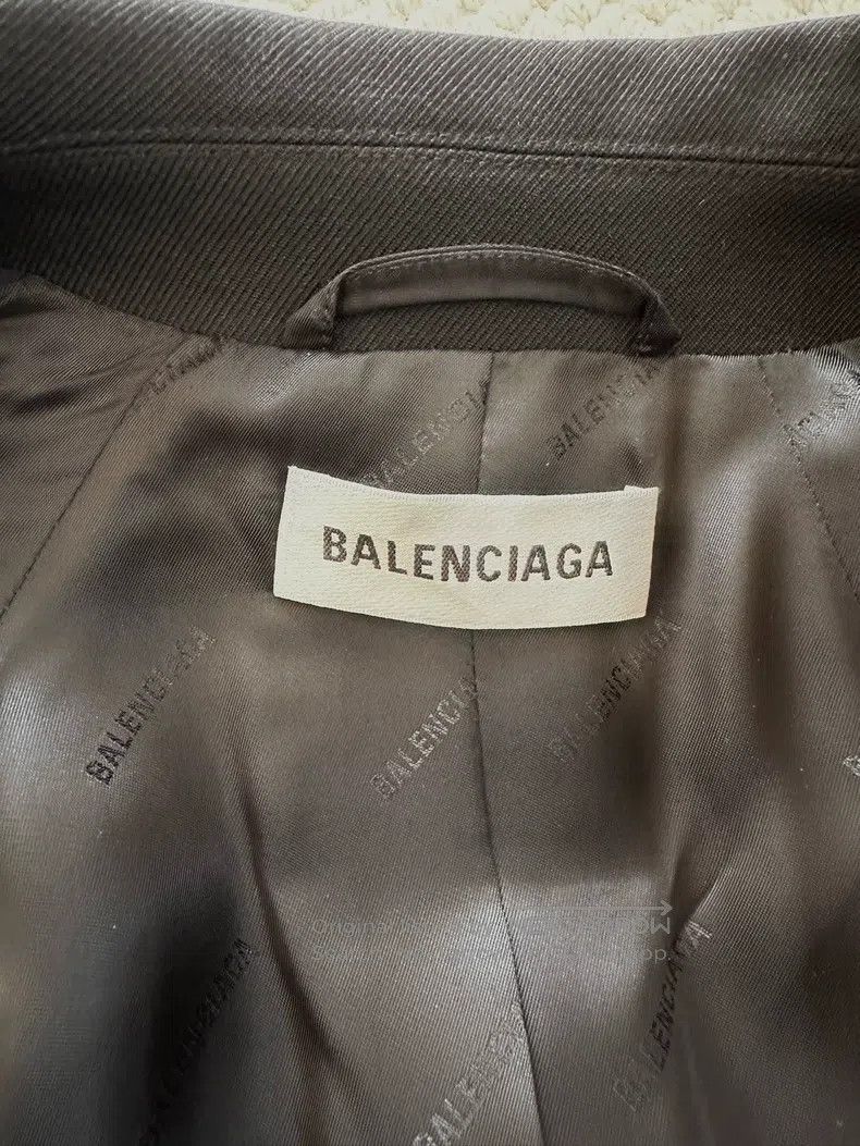 Balenciaga Balenciaga Solid black single-breasted long sleeve suit ja Size XXS / US 00 / IT 34 - 5 Thumbnail