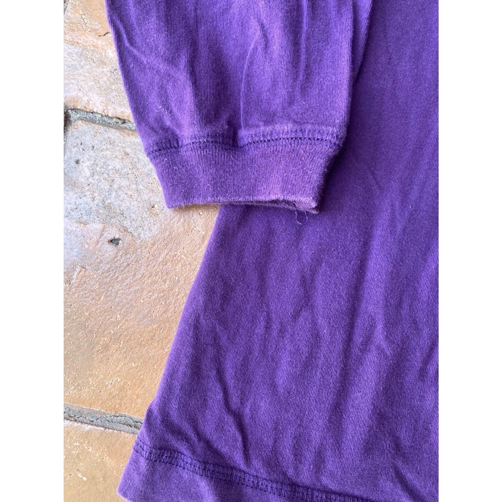 Disney VINTAGE Disney The Seven Dwarfs Shirt Men XL Crew Neck Embroidered Button Purple 1990s 90s T-Shirt Size US XL / EU 56 / 4 - 5 Thumbnail