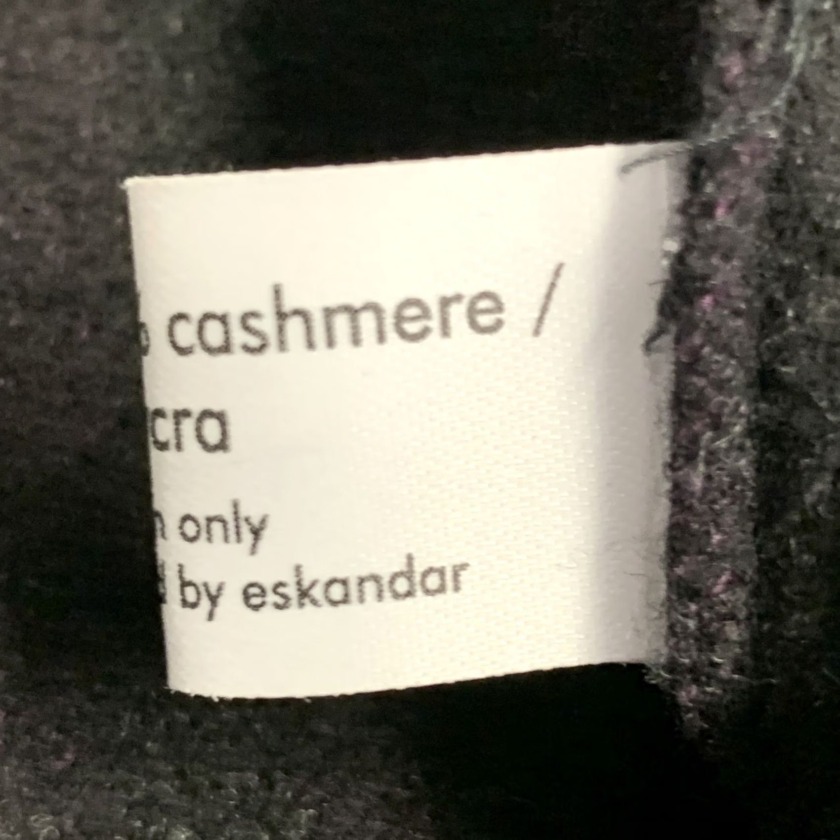 eskandar ESKANDAR Size L Brown Purple Wool Cashmere Ribbed Open Front Vest Women Size L / US 10 / IT 46 - 6 Thumbnail